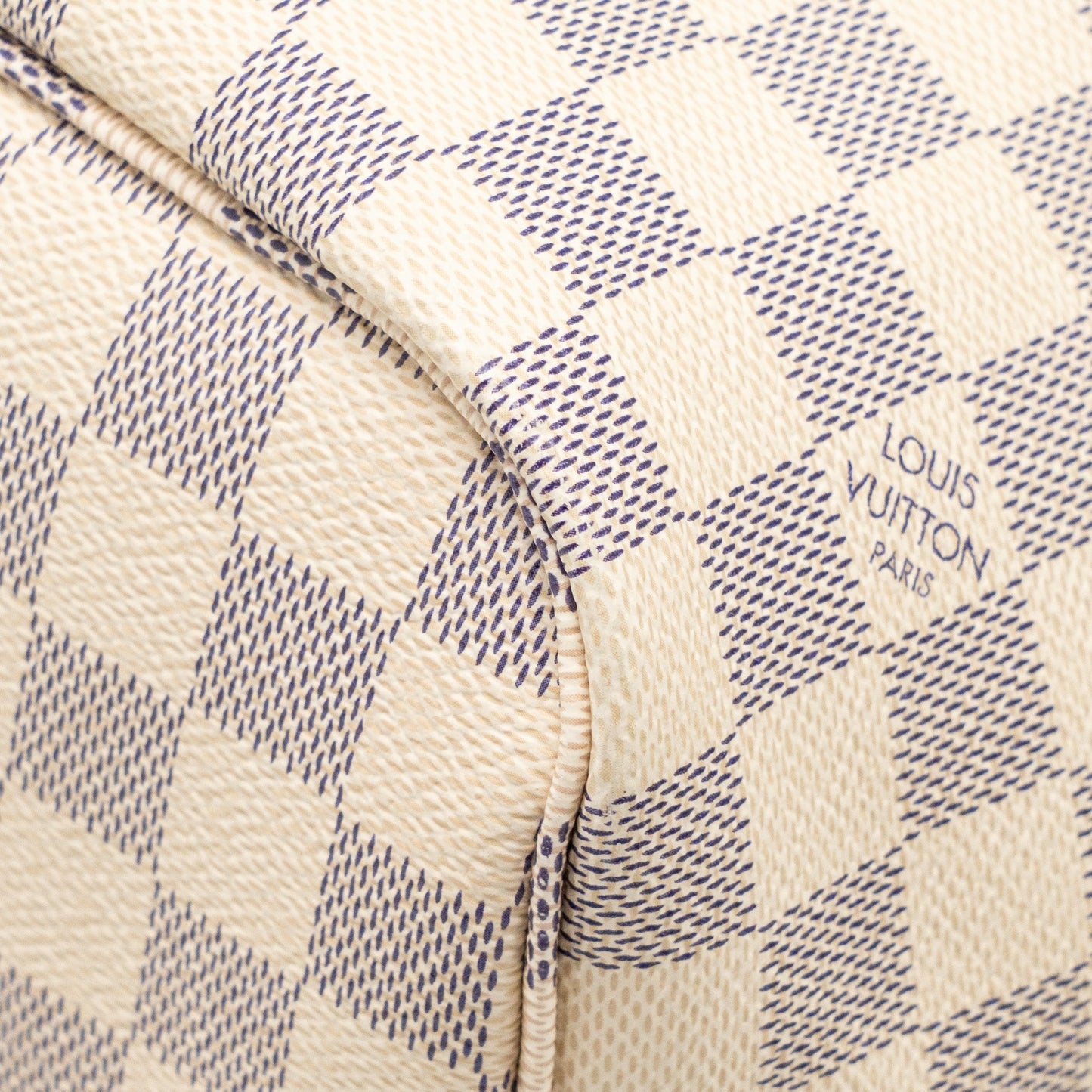Louis Vuitton Neverfull MM Damier Azur Canvas GHW