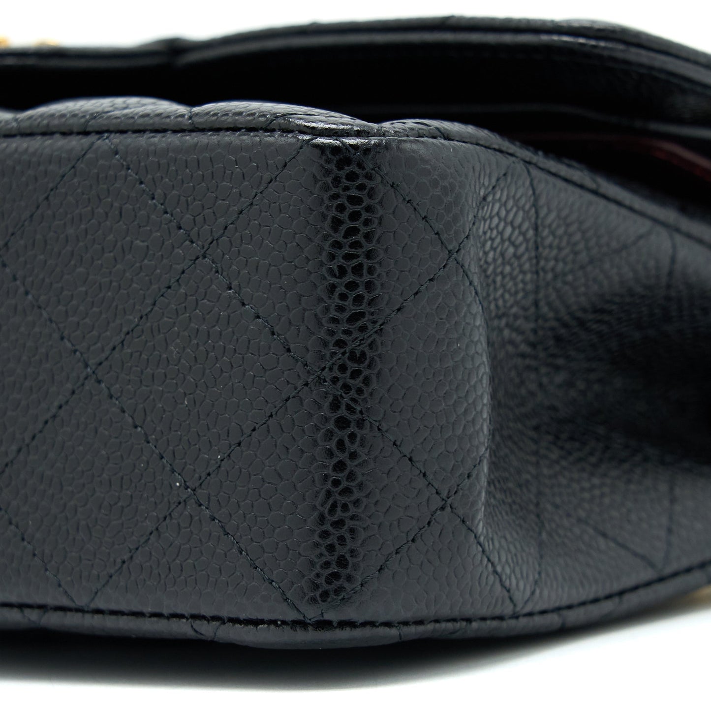 Chanel Small Classic Flap Bag Caviar Black GHW (Microchip)