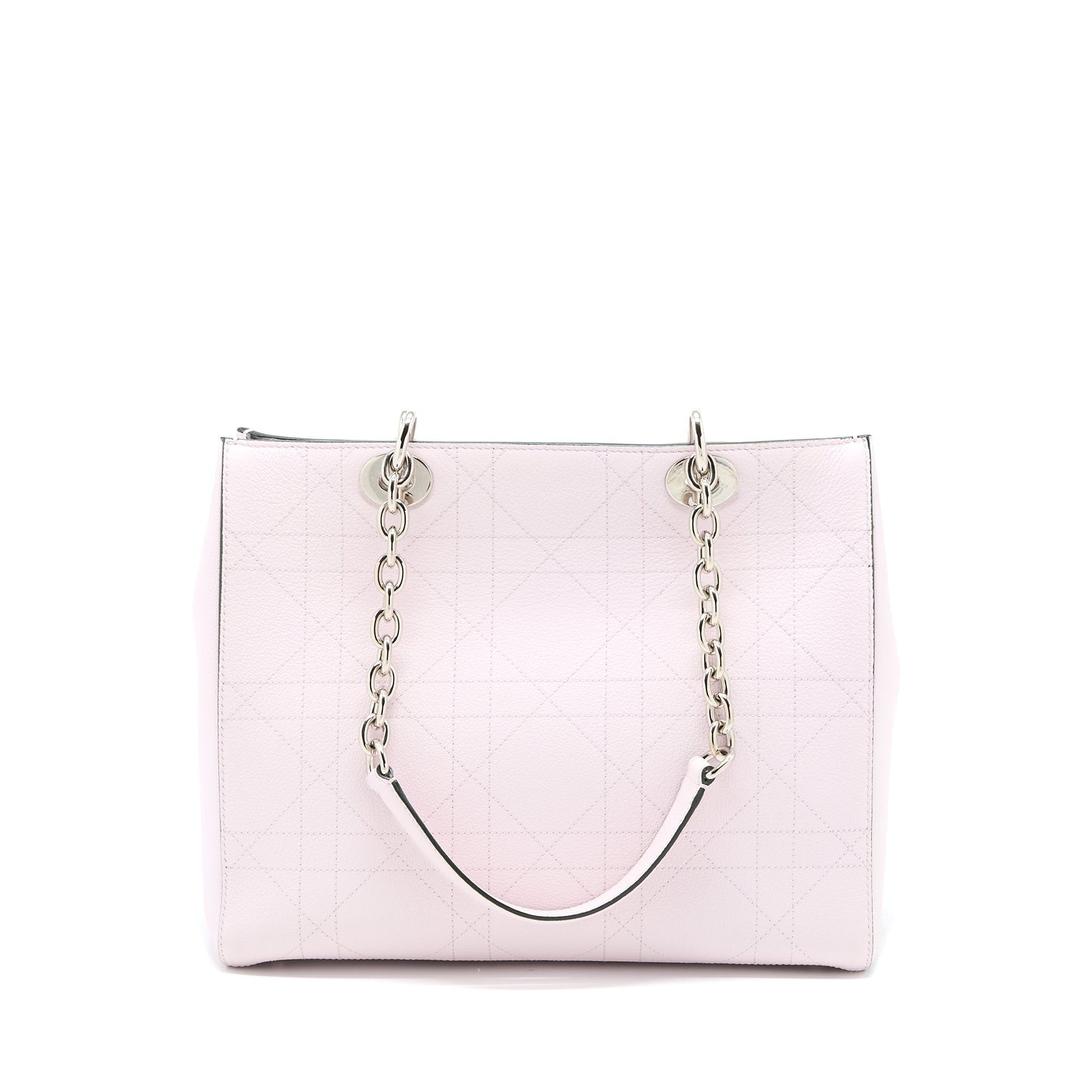 Luxury Dior Tote Bag Calfskin Light Pink SHW