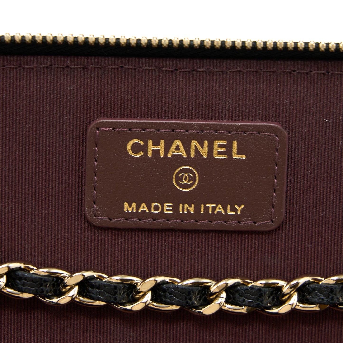 Chanel Long Vanity with Chain Caviar Black LGHW