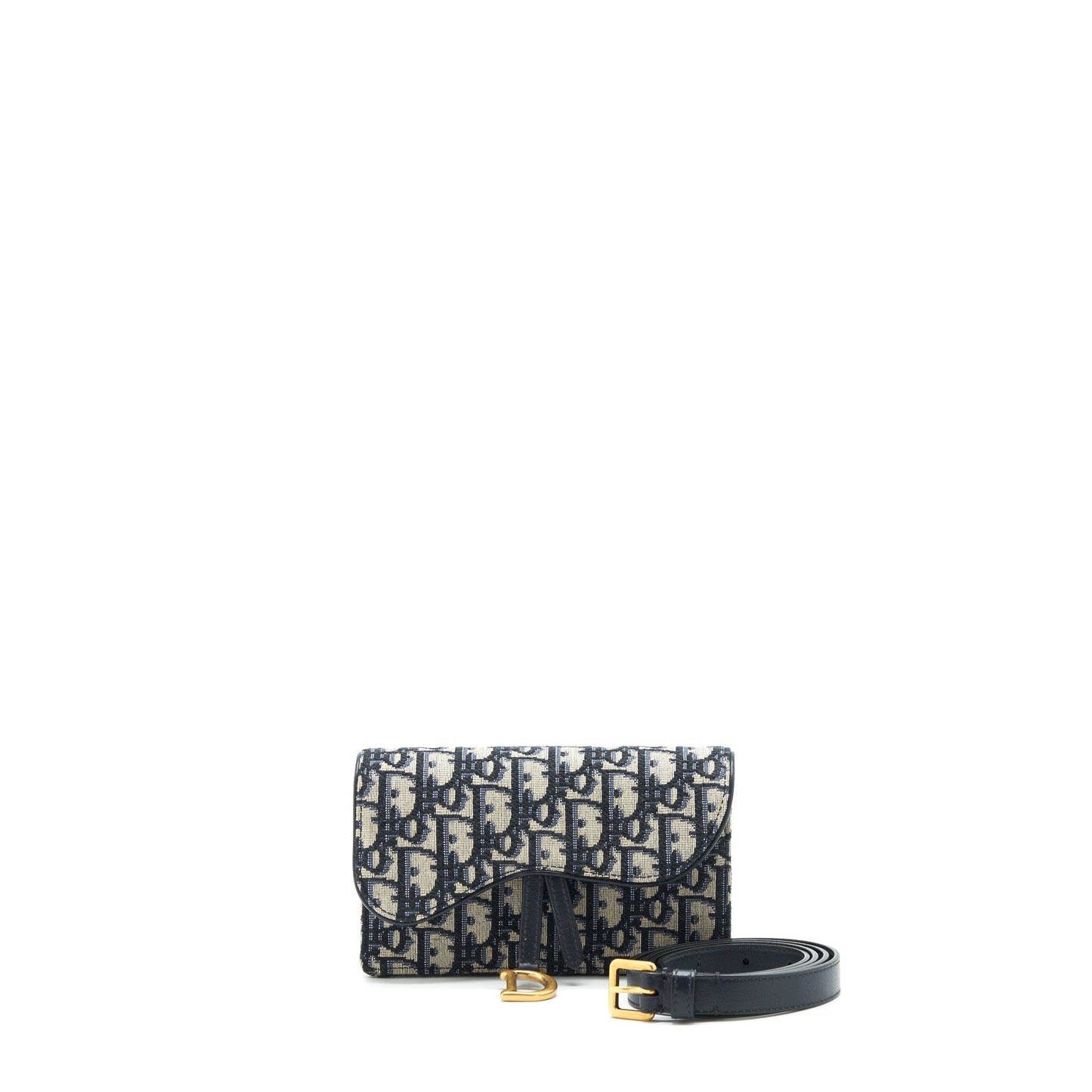 Luxury Dior Saddle Belt Pouch Oblique GHW