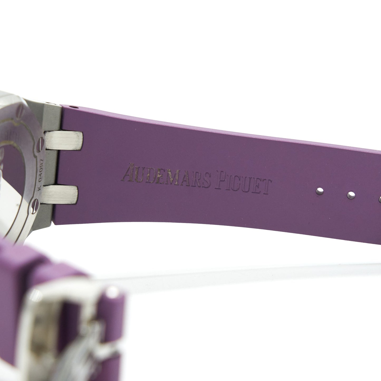 Audemars Piguet Royal Oak Offshore Chronograph Dimond Purple Dial Ladies Watch 26231ST.ZZ.D075CA.01