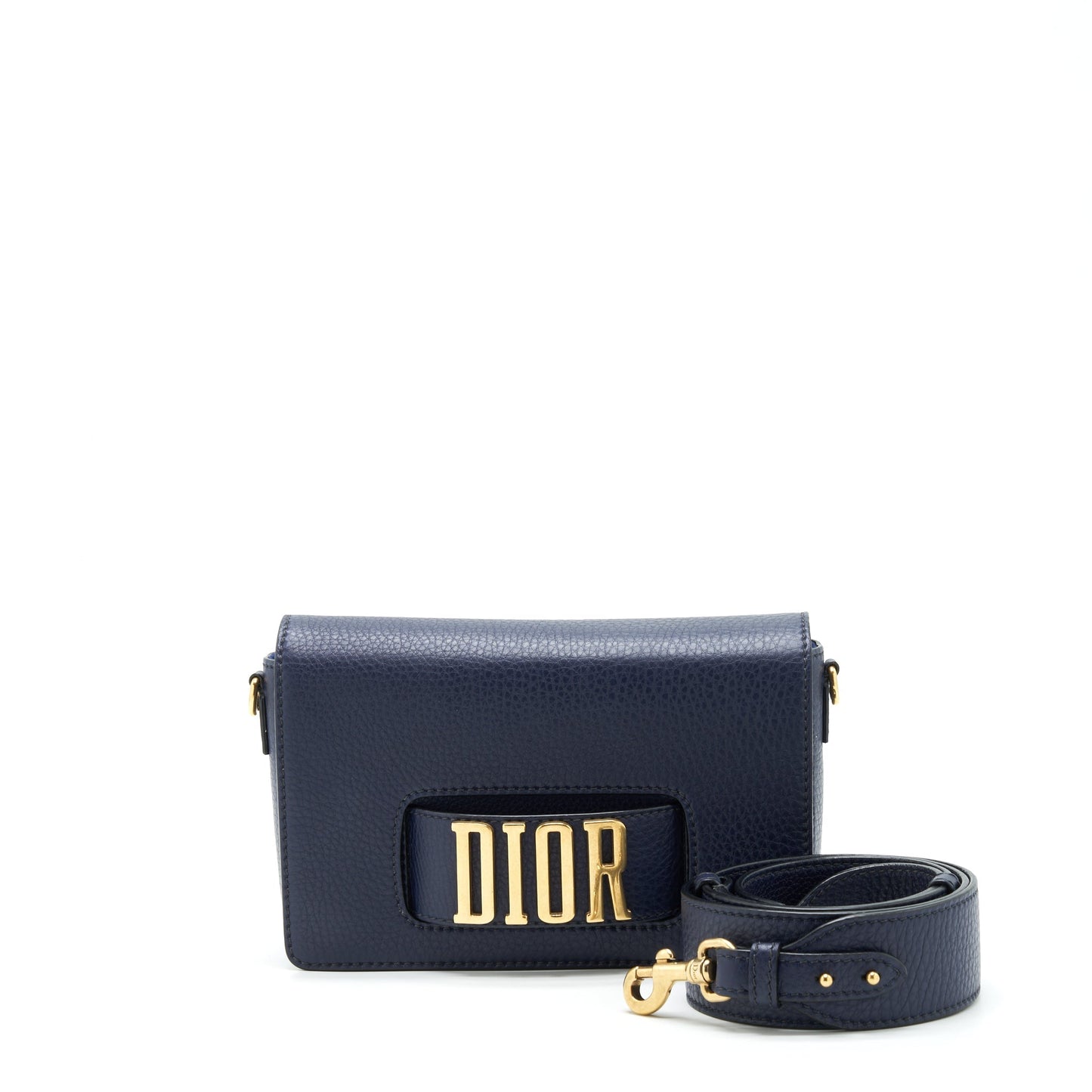 Luxury Dior J'aLuxury Dior Medium Flap Bag Calfskin Navy GHW