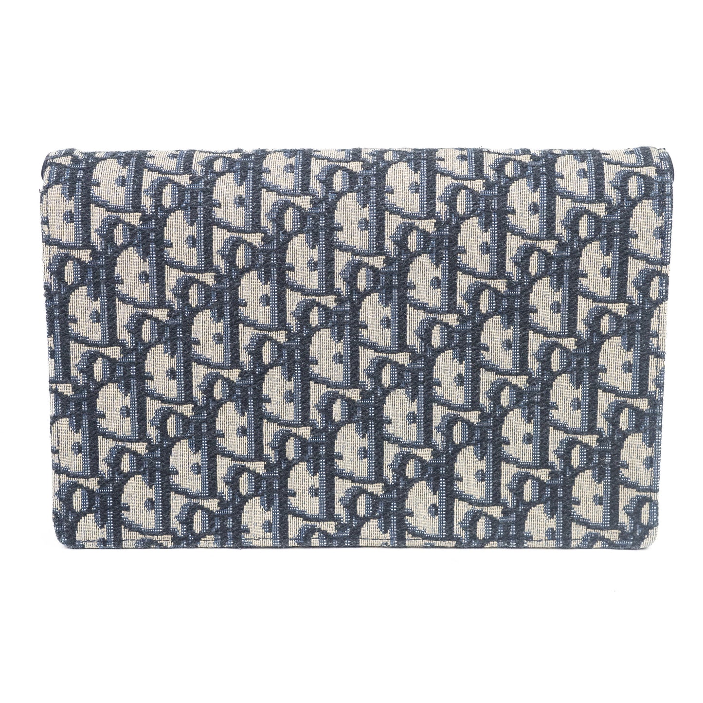 Dior Saddle Pouch in Blue Dior Oblique Jacquard