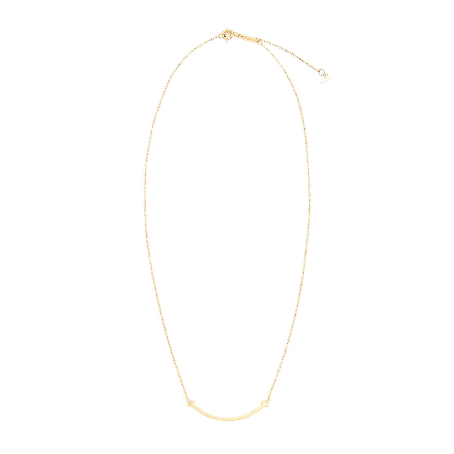 Tiffany T smile pedant rosegold