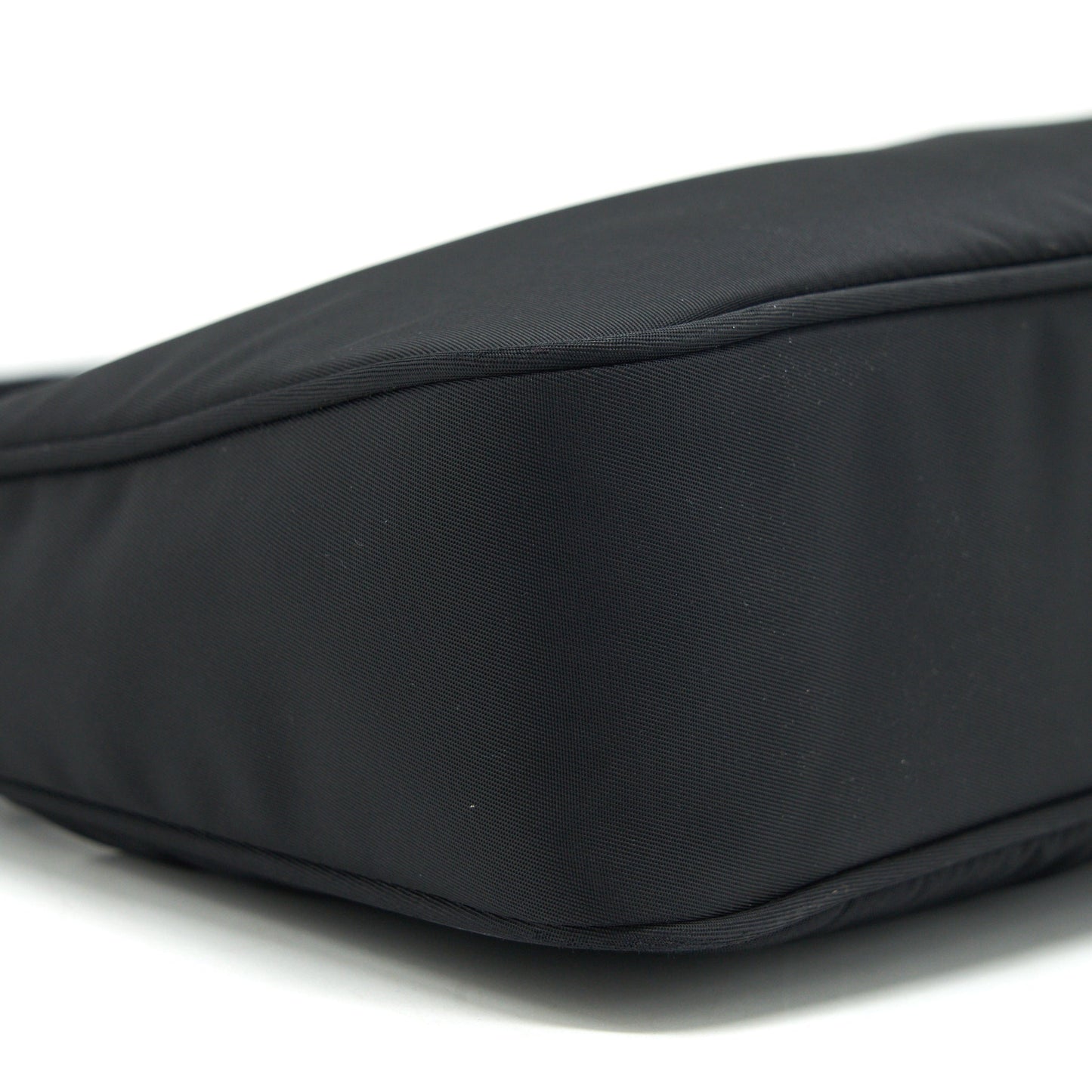 Prada Nylon Mini Tessuto Shoulder Bag Black SHW