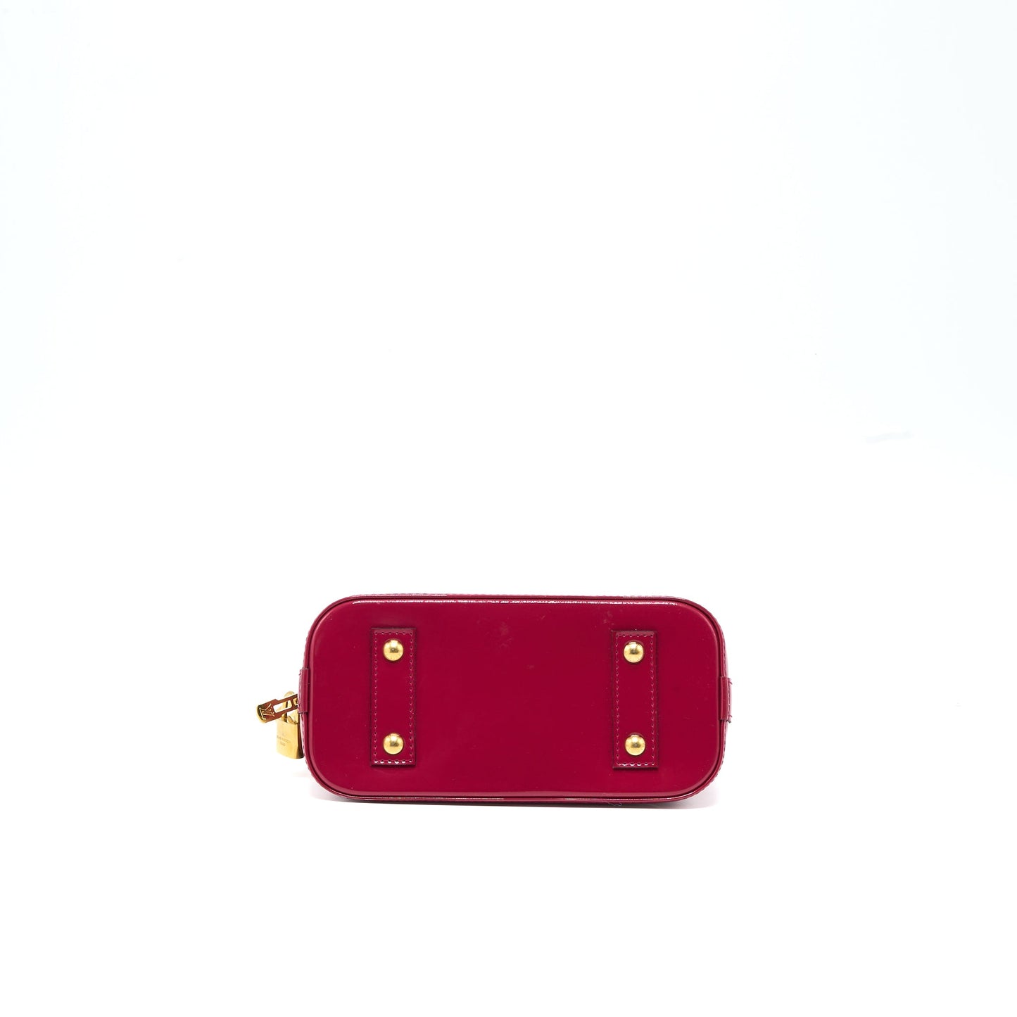 Louis Vuitton Alma BB Patent Dark Pink GHW