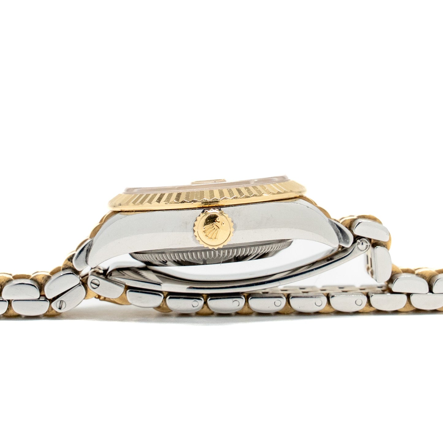 Rolex Lady-Datejust 28mm Oystersteel and Yellow Gold, Champagne-colour Dial Jubilee Bracelet Model: 279173-0001