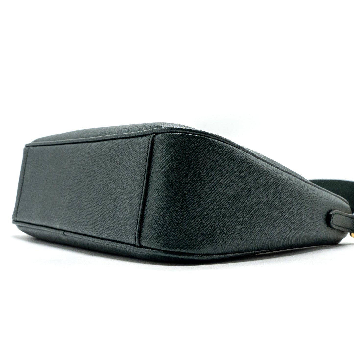 Prada Re-edition 2005 saffiano dark green GHW