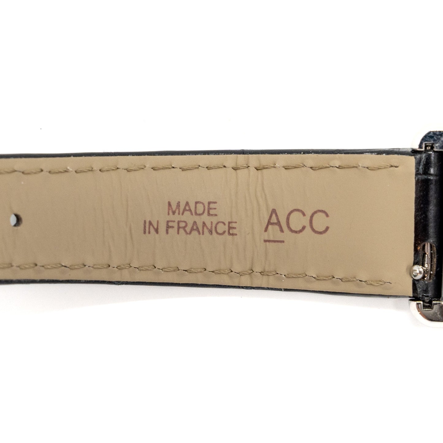 Cartier Tank Must De Cartier Watch Small Model Steel Case With Alligator Strap Model:WSTA0071
