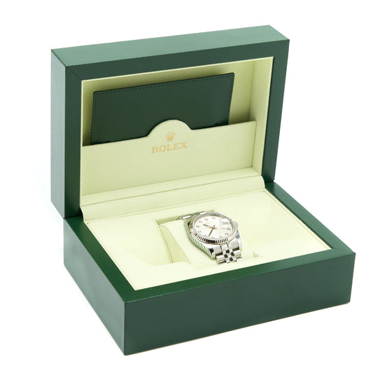 Rolex Datejust 36 Oyster Perpetual Stainless Steel/ White Gold Diamond Computer Dial Diamonds Jubilee Bracelet M116234-0011