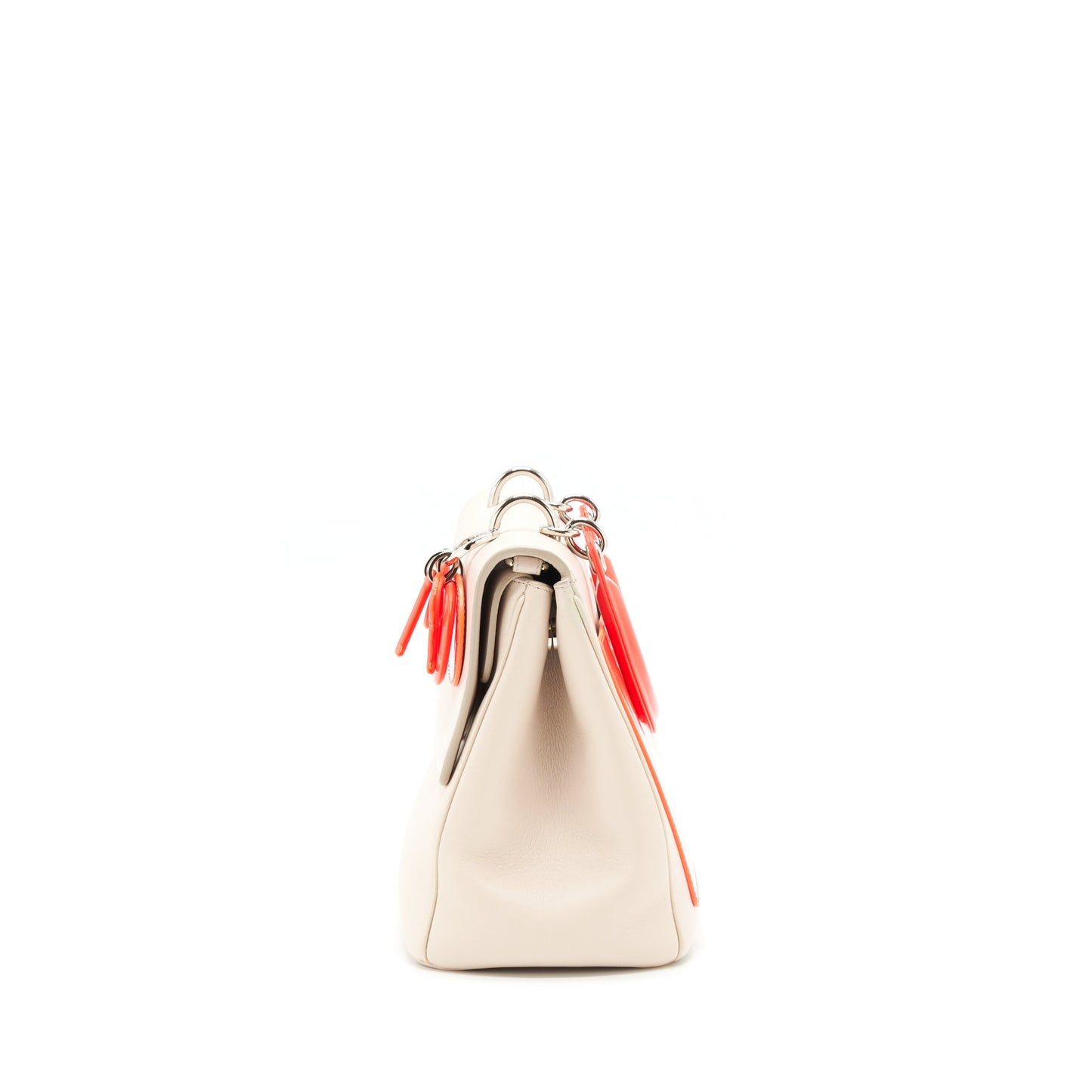 Luxury Dior Be Luxury Dior Bag Smooth Calfskin Beige / Bright Pink SHW