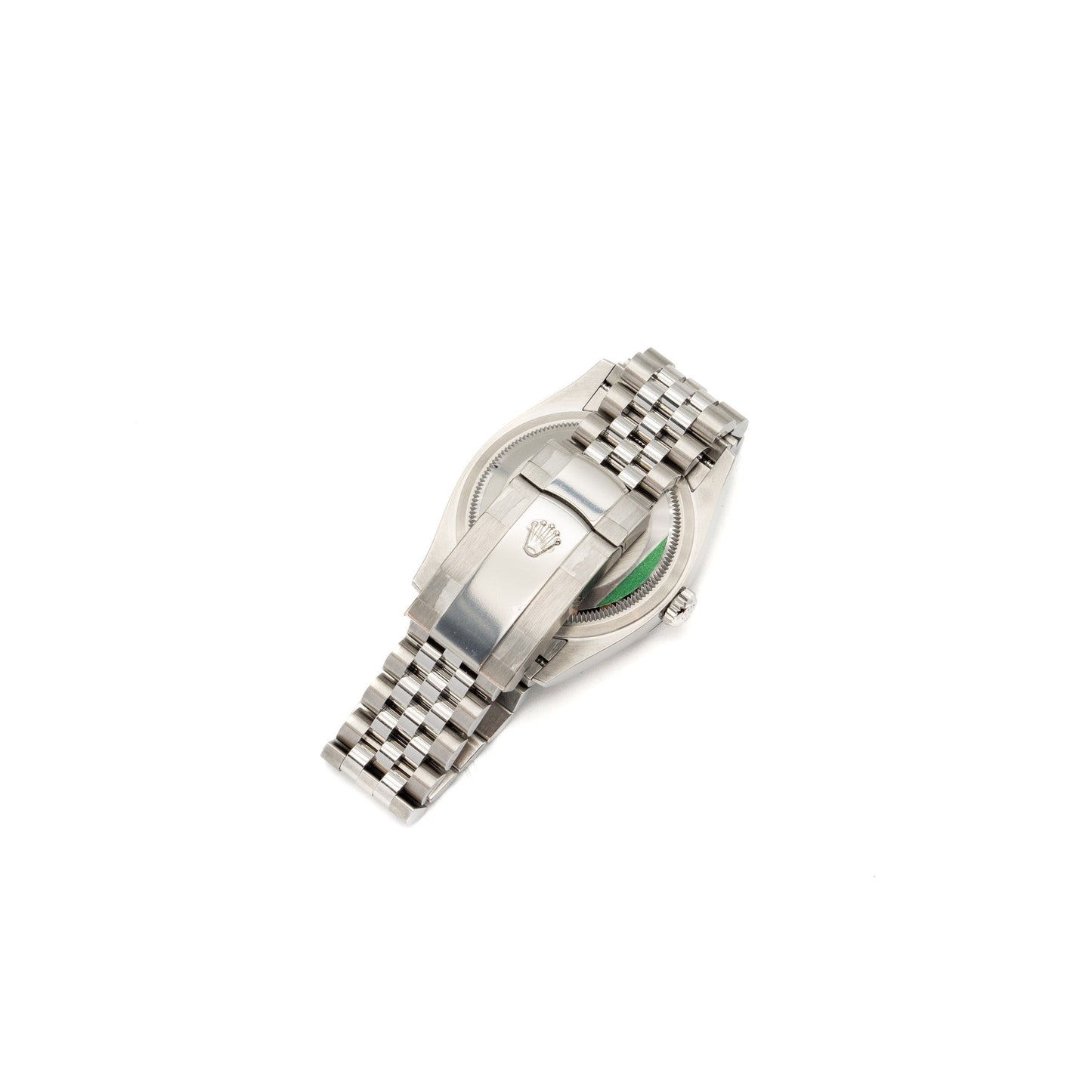 Rolex datejust 36 oystersteel with bright blue fluted-motif dial, oyster bracelet  Model: m126200-0022