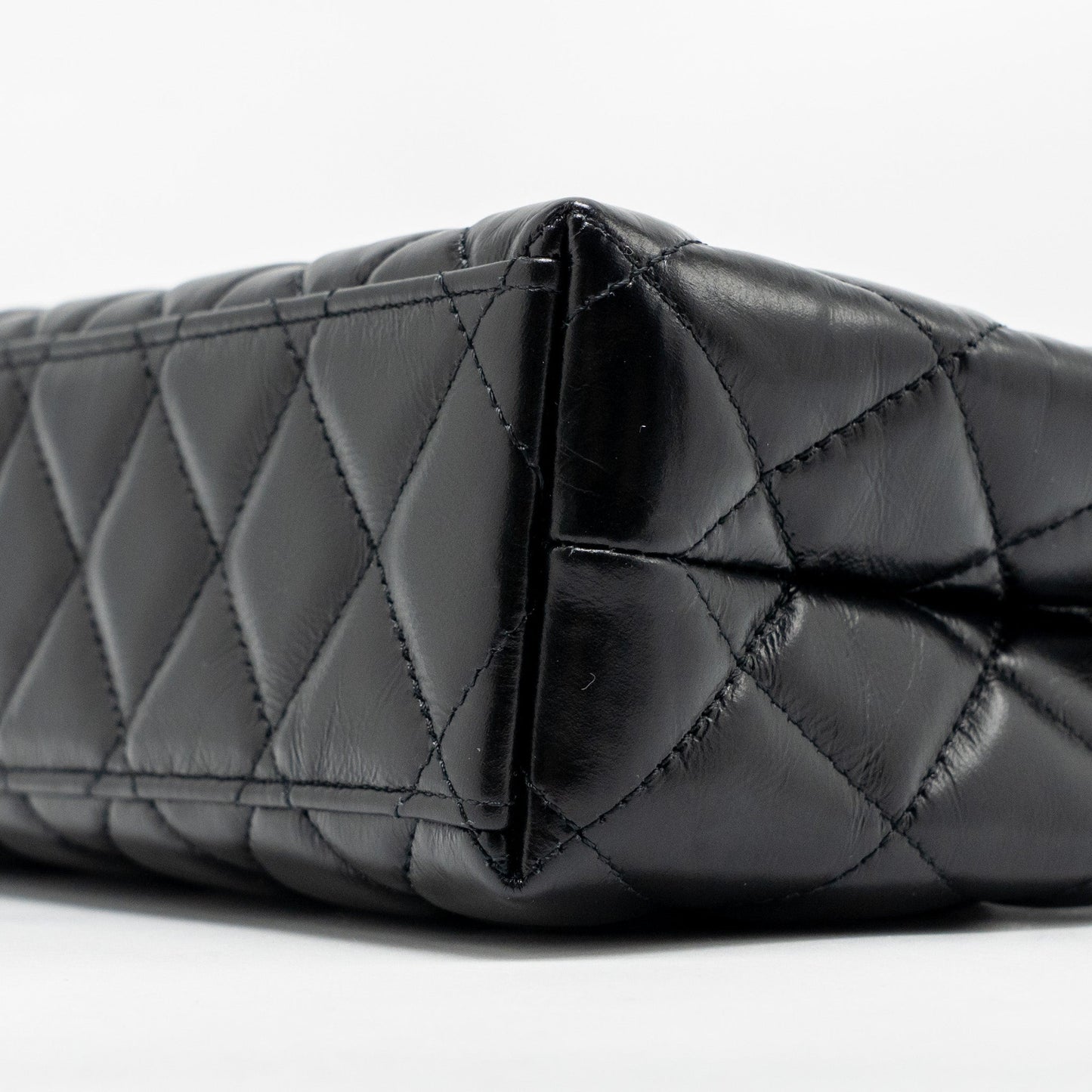 Chanel Mini Kelly Shopping Tote Bag Calfskin Black GHW (microchip)