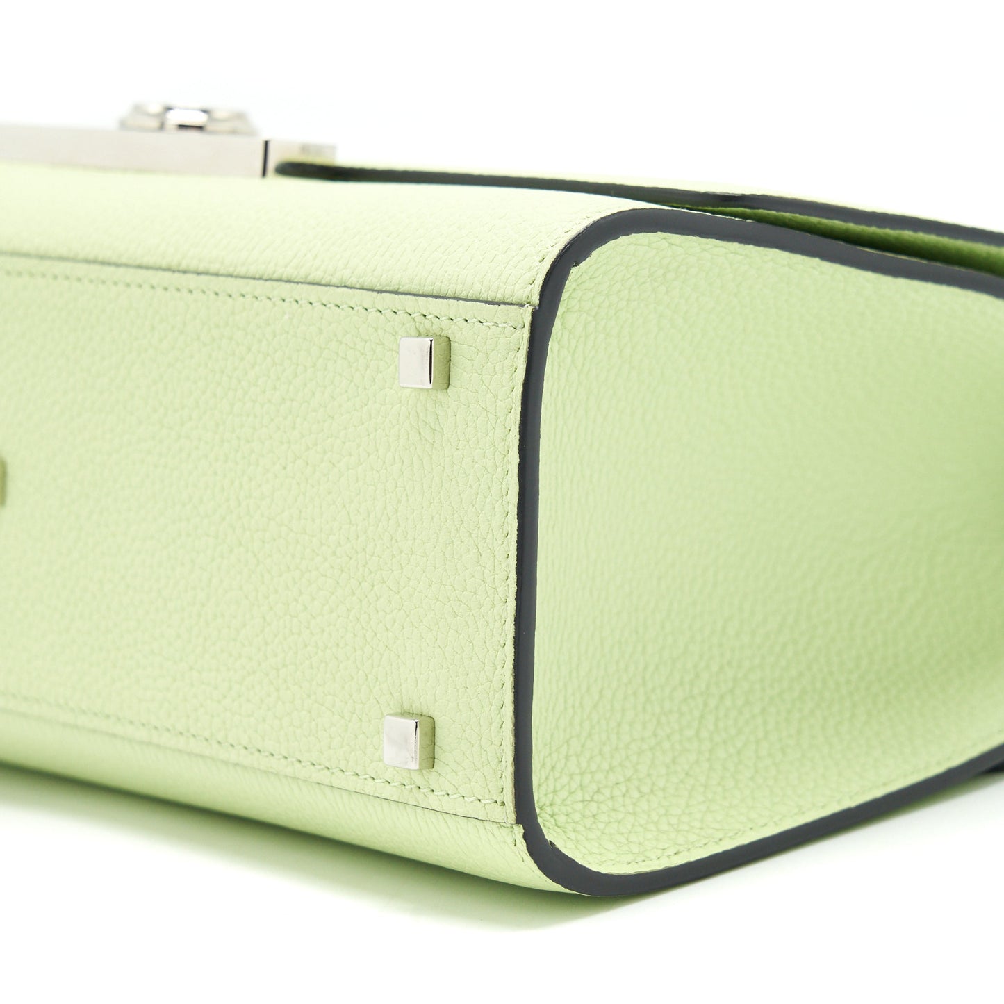 Moynat Aqua Pétite Réjane Bag Green SHW