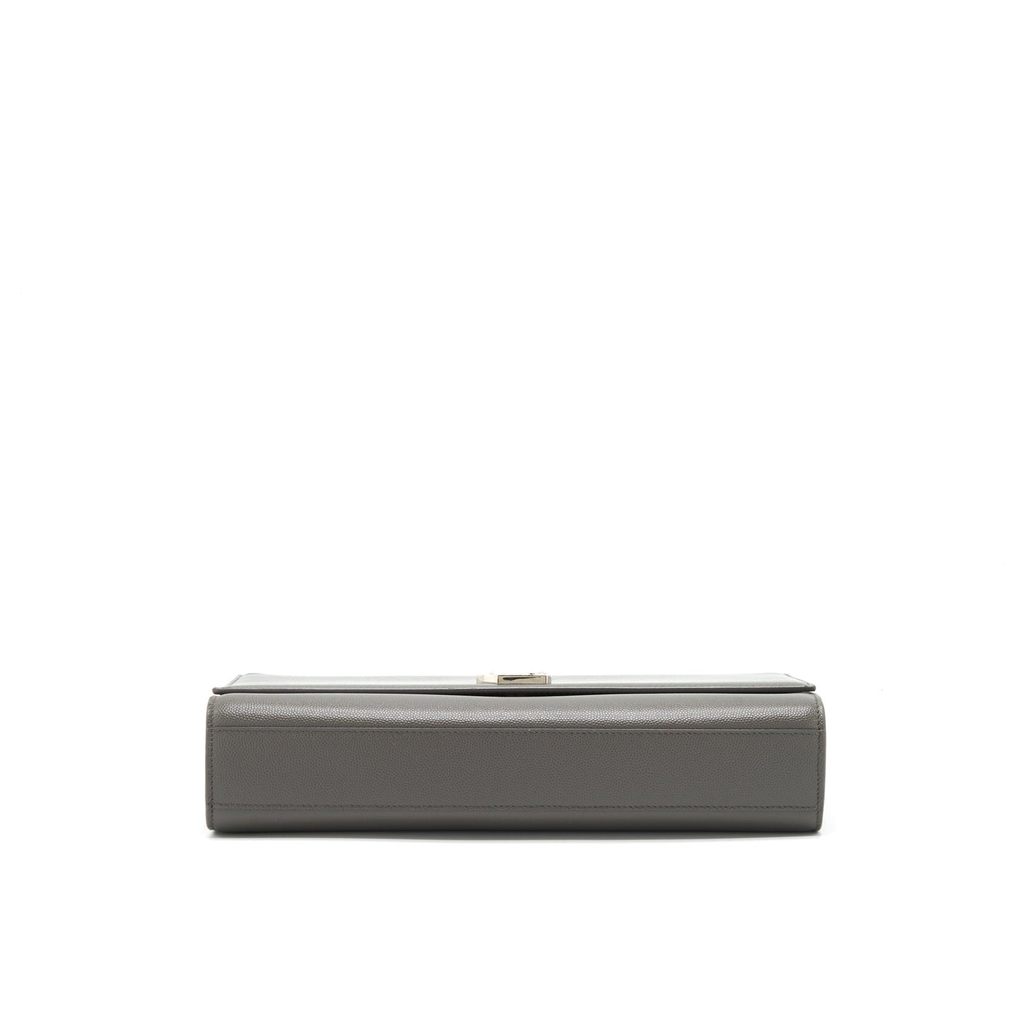 Saint Laurent(YSL) Large Monogramme Kate Chain Bag Grained Calfskin Grey SHW