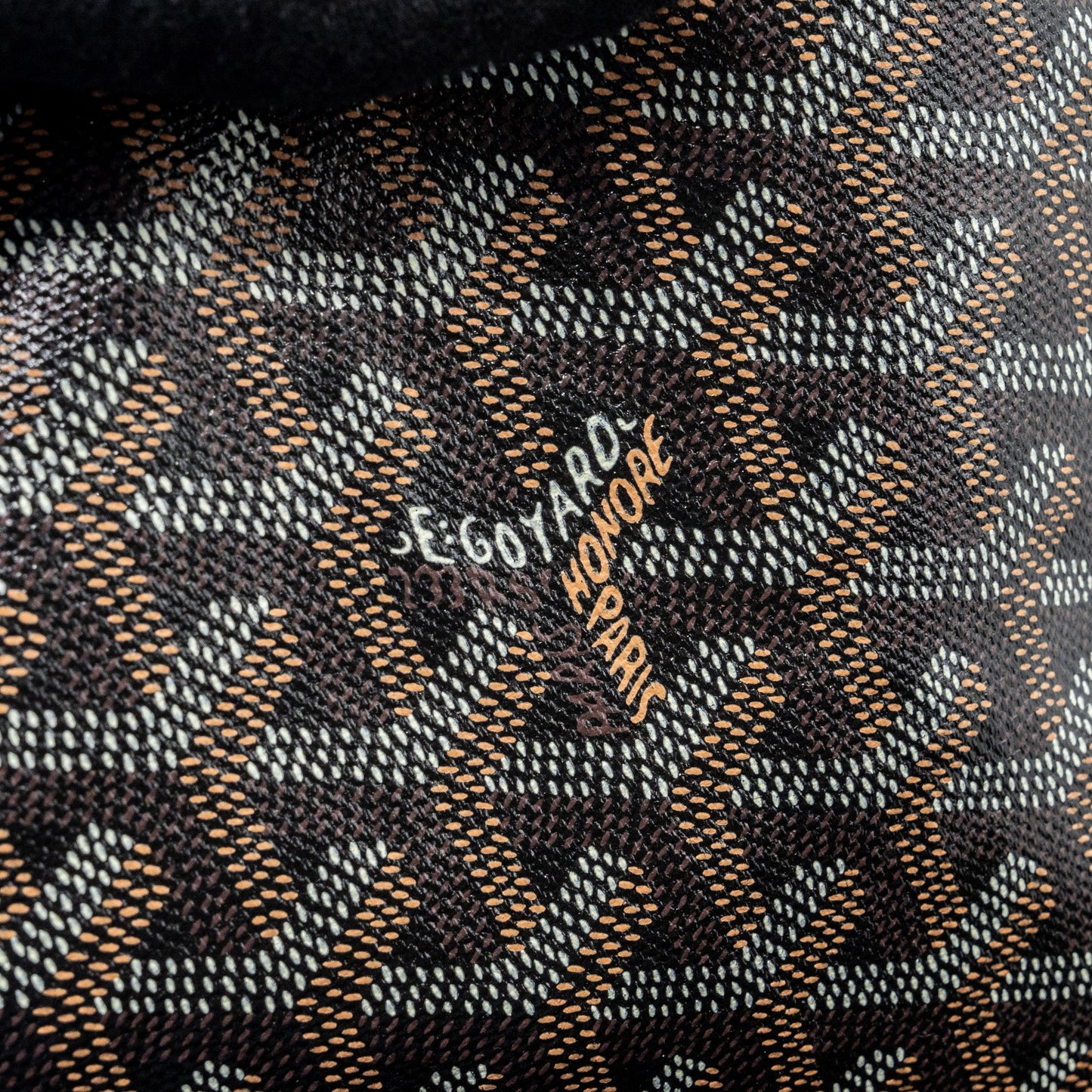Goyard Saint Louis GM Tote Bag Goyardline Canvas Black SHW