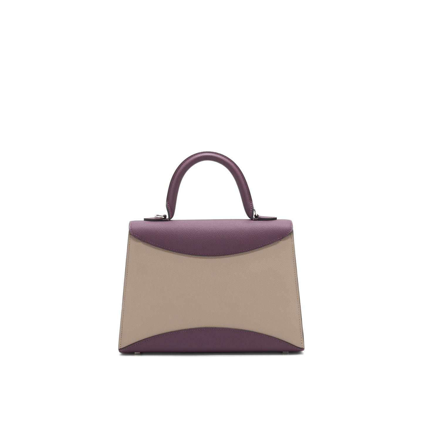 Moynat Gabrielle PM in Purple and Beige SHW