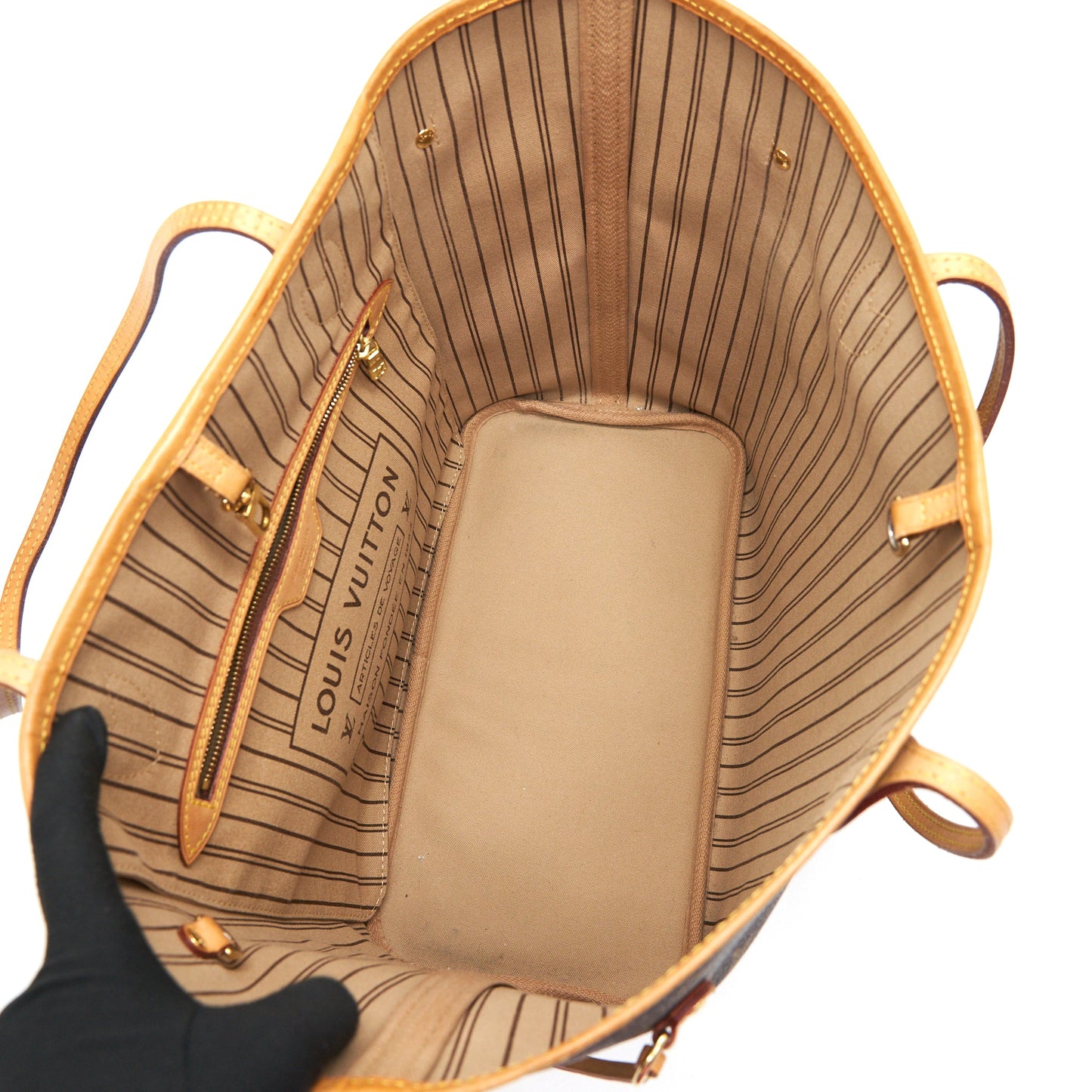 Louis Vuitton Neverfull MM Monogram Canvas Beige