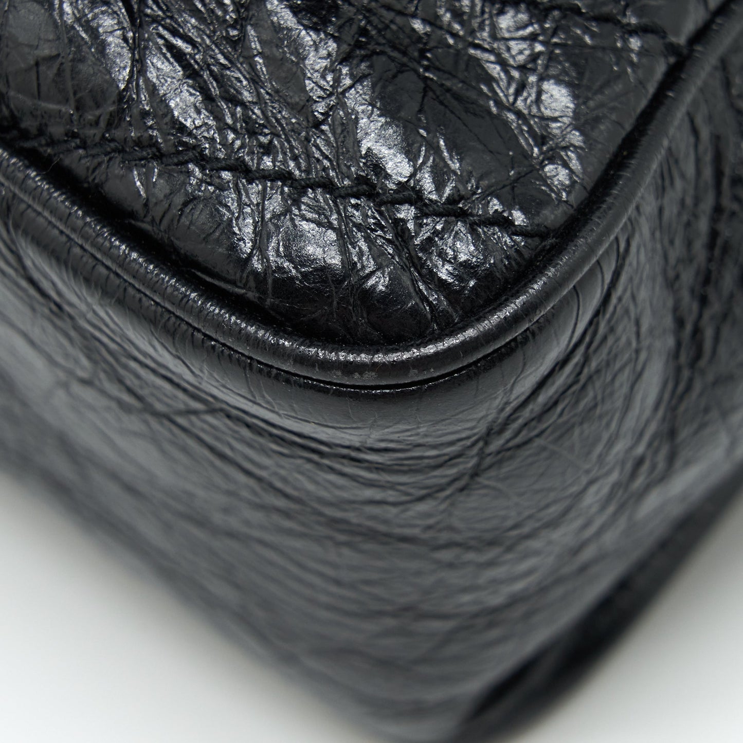 Saint Laurent Large Niki Shoulder Bag Calfskin Black SHW