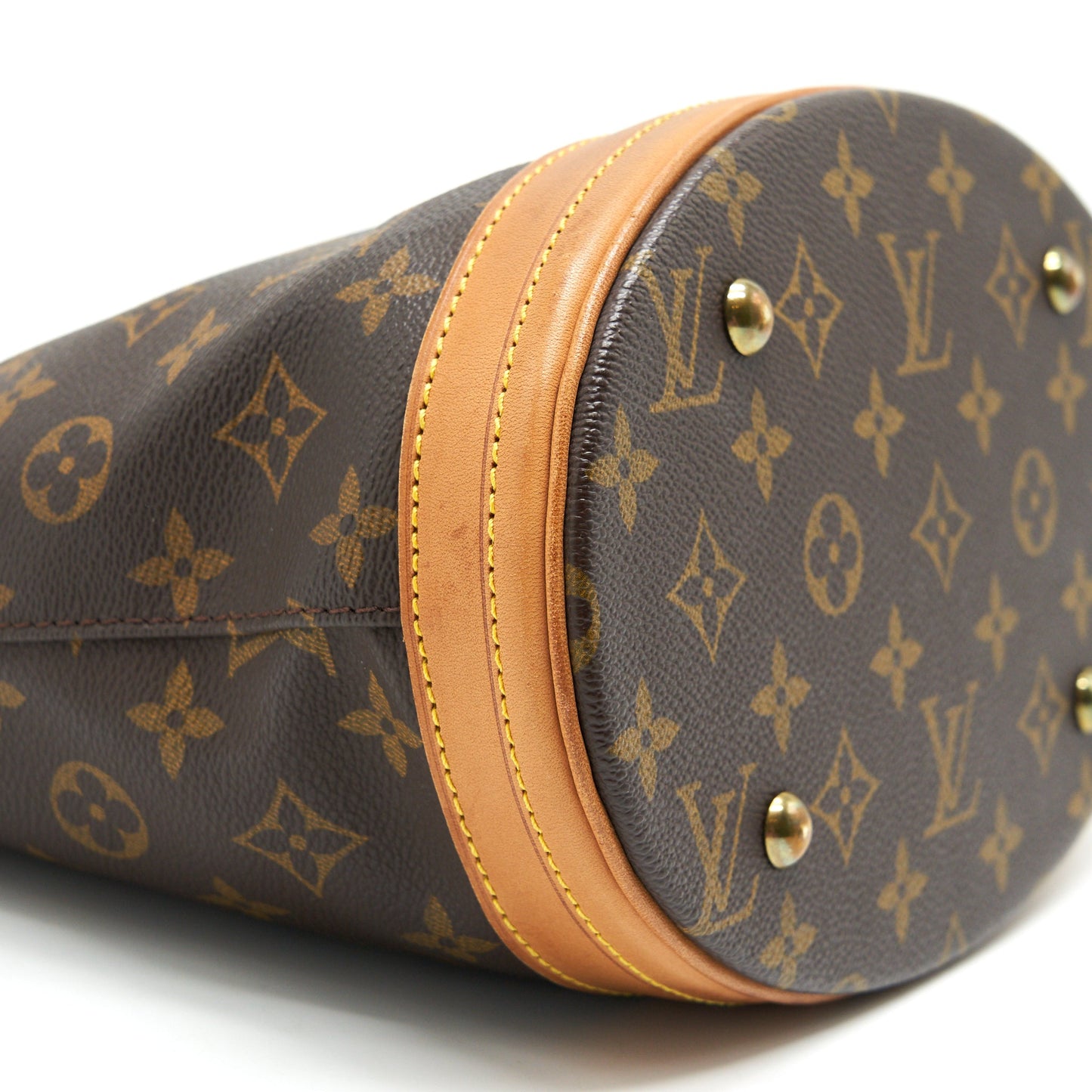 Louis Vuitton Bucket PM Shoulder Tote Bag Monogram Canvas