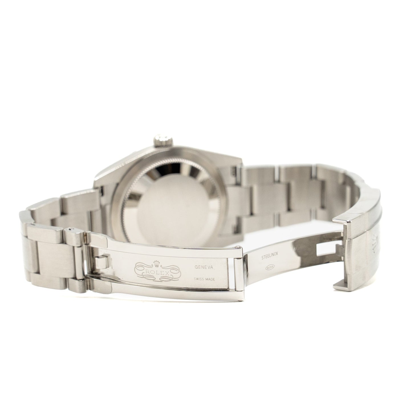 Rolex Oyster Perpetual 34 oyster steel silver dial model: 124200-0001