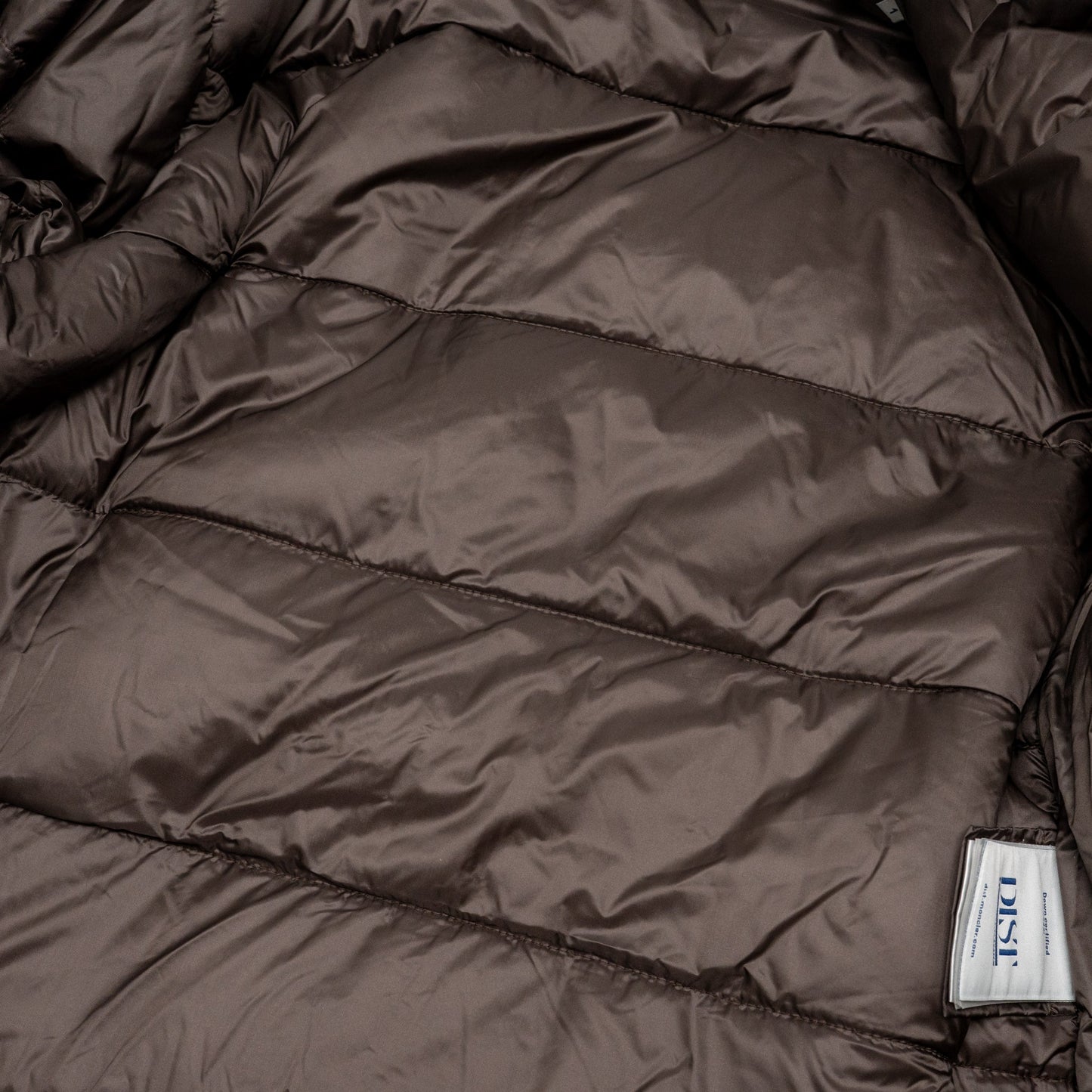 Moncler Size 1 Jouillat Teddy Short Down Jacket Polyester Dark Brown