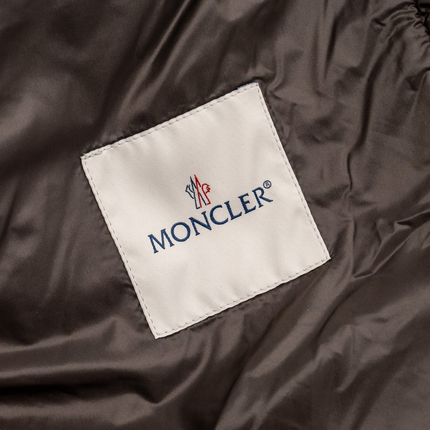 Moncler Size 1 Jouillat Teddy Short Down Jacket Polyester Dark Brown