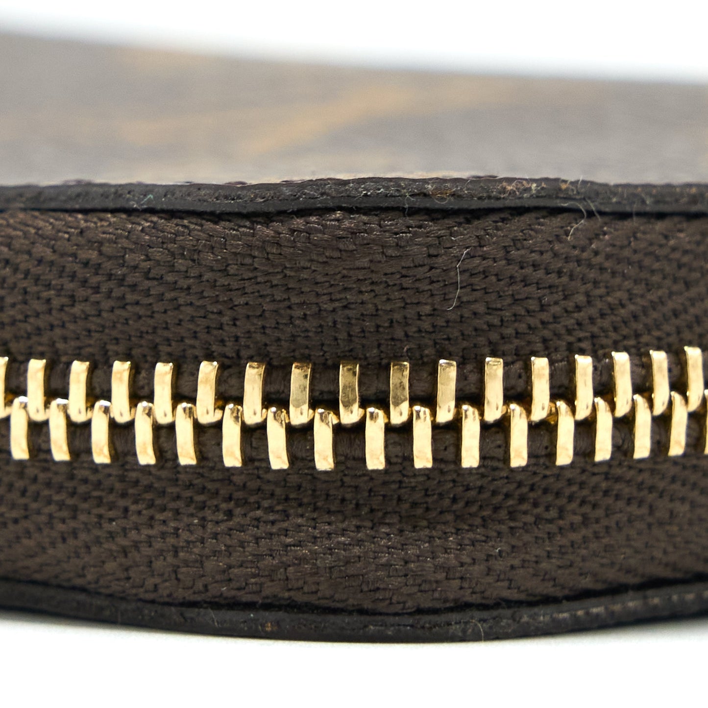 Louis Vuitton Zippy Collins Purse Monogram Canvas GHW