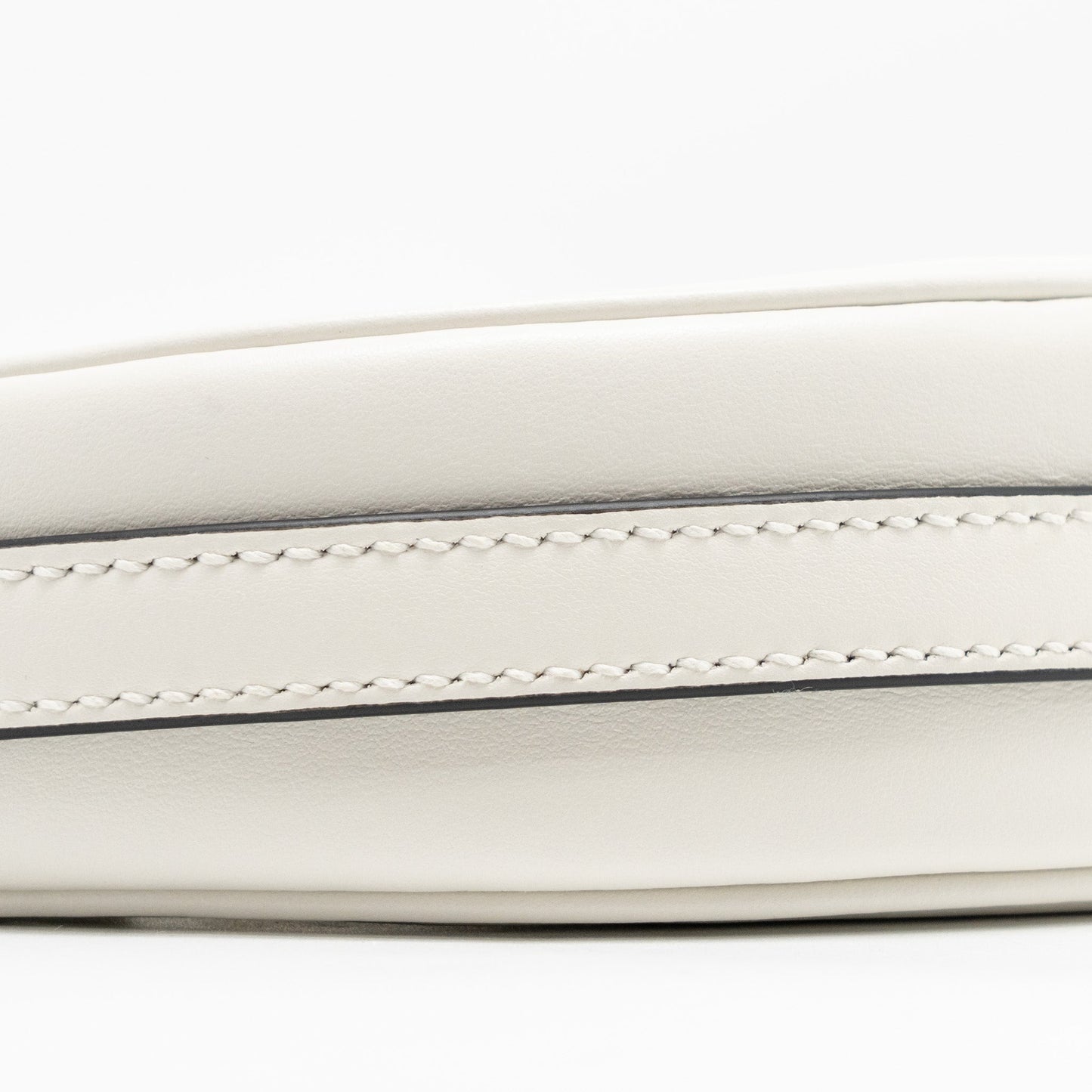 Prada Arqué Small Shoulder Bag Calfskin White GHW
