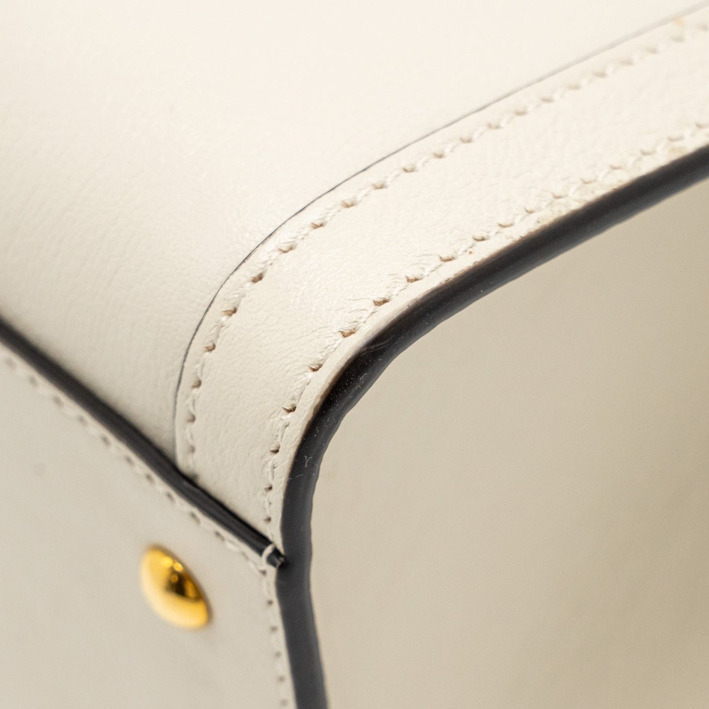Gucci Small Diana Tote Bag Calfskin White GHW