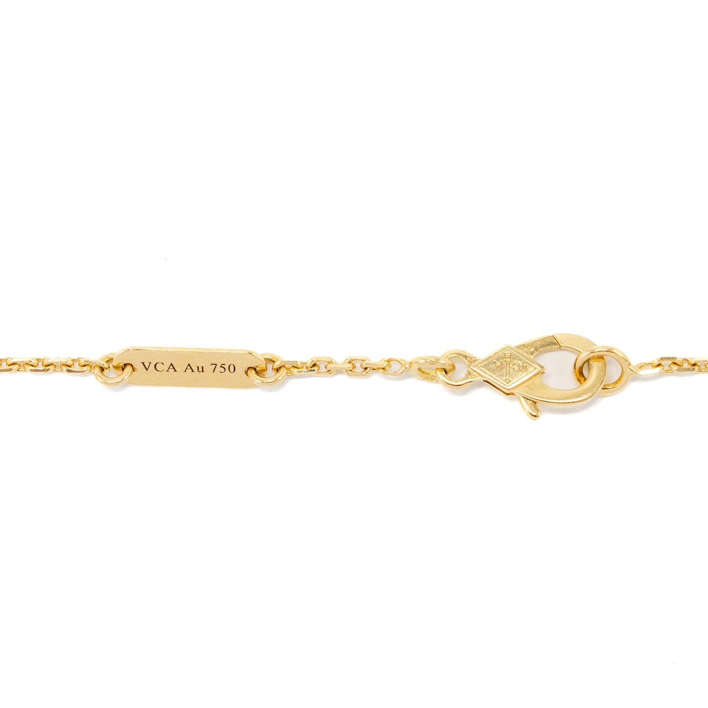 Van Cleef and Arpels Vintage Alhambra Pendant 18K yellow Gold Mother of pearl