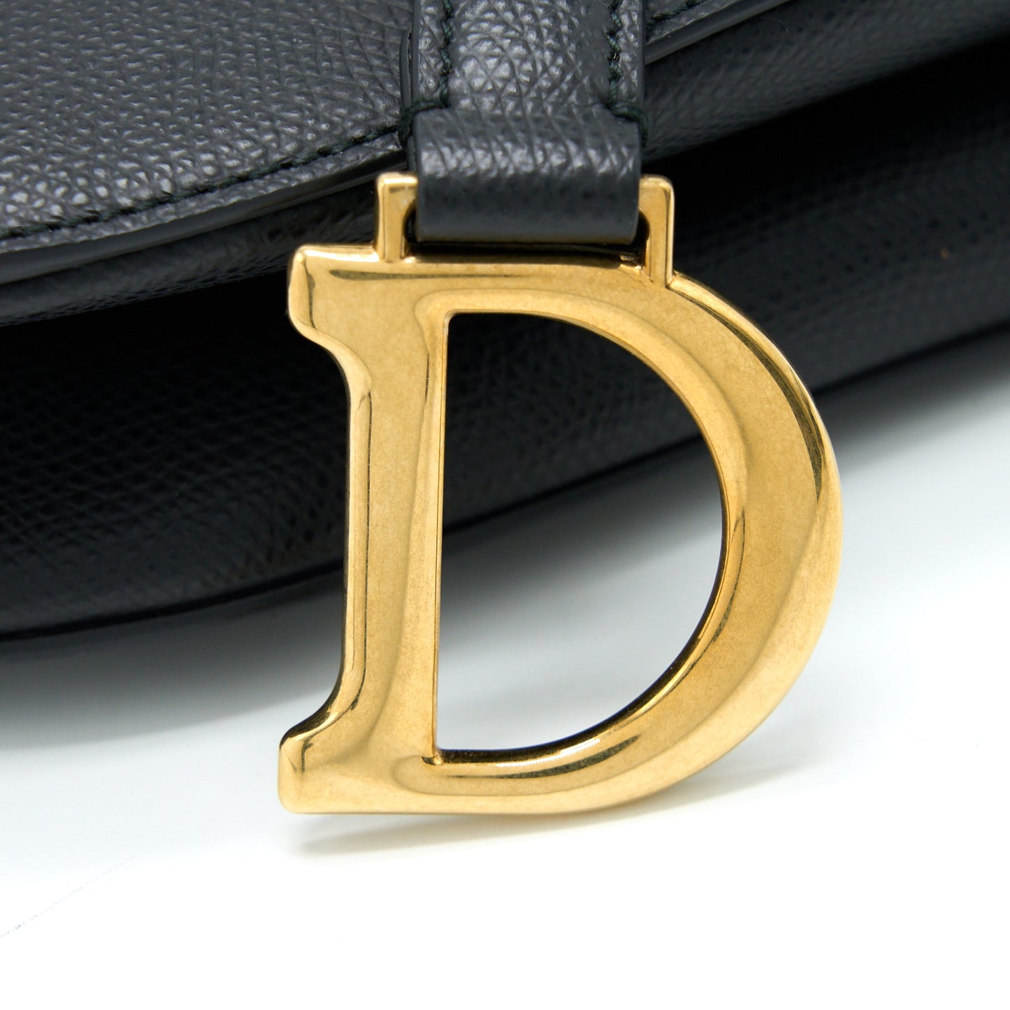 Luxury Dior Mini Saddle Bag Calfskin Black GHW