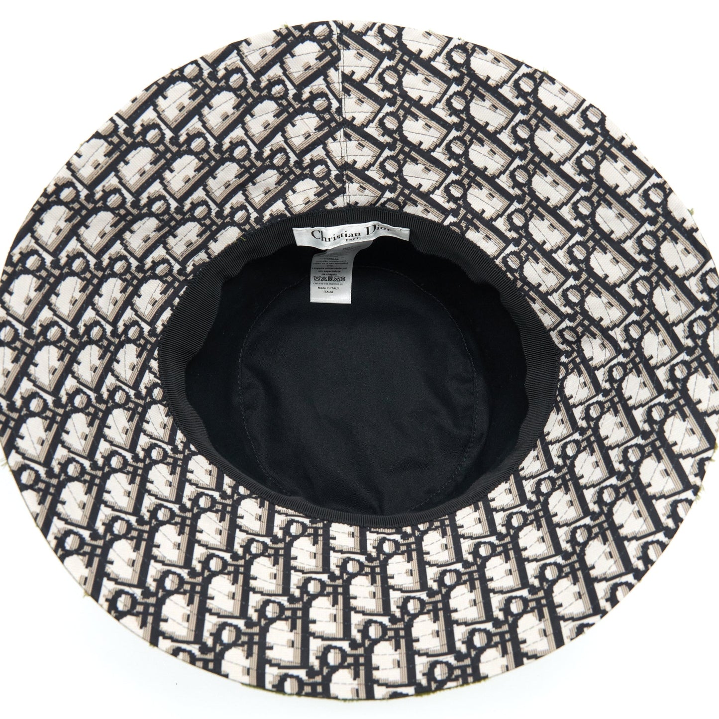 Luxury Dior Size 57 Camouflage Oblique Bucket Hat