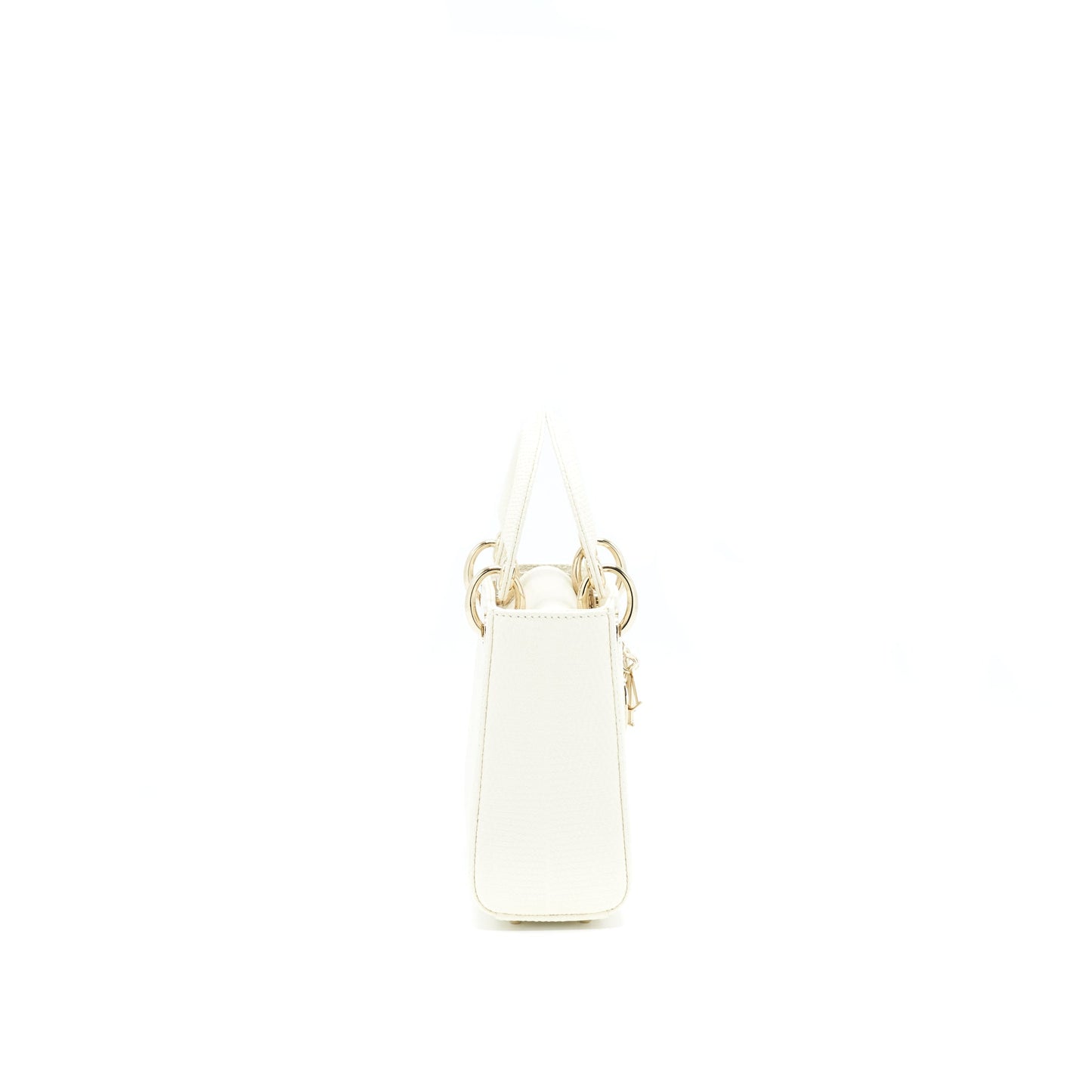 Luxury Dior Lizard Mini Lady Luxury Dior Bag White LGHW