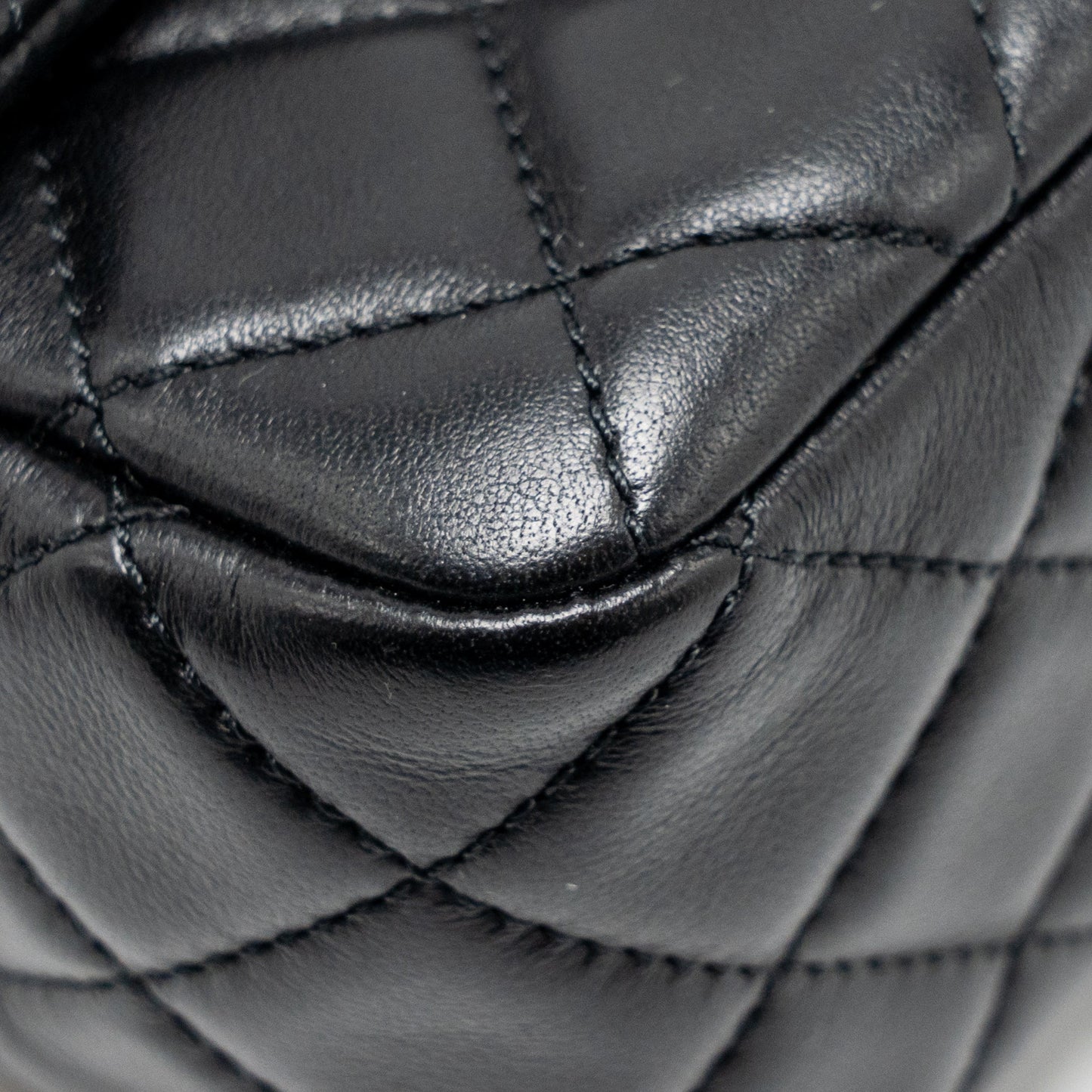 Chanel Pearl Crush Mini Square Lambskin Black GHW