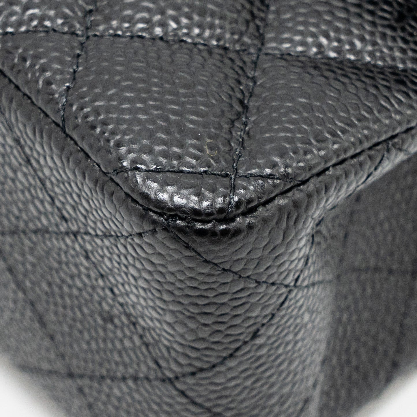 CHANEL Small Classic Double Flap Bag Caviar Black GHW (Microchip)