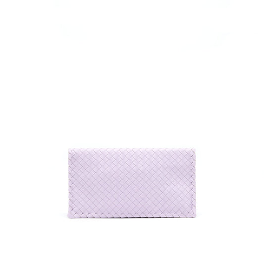 Bottega Veneta Fold Clutch Light Purple