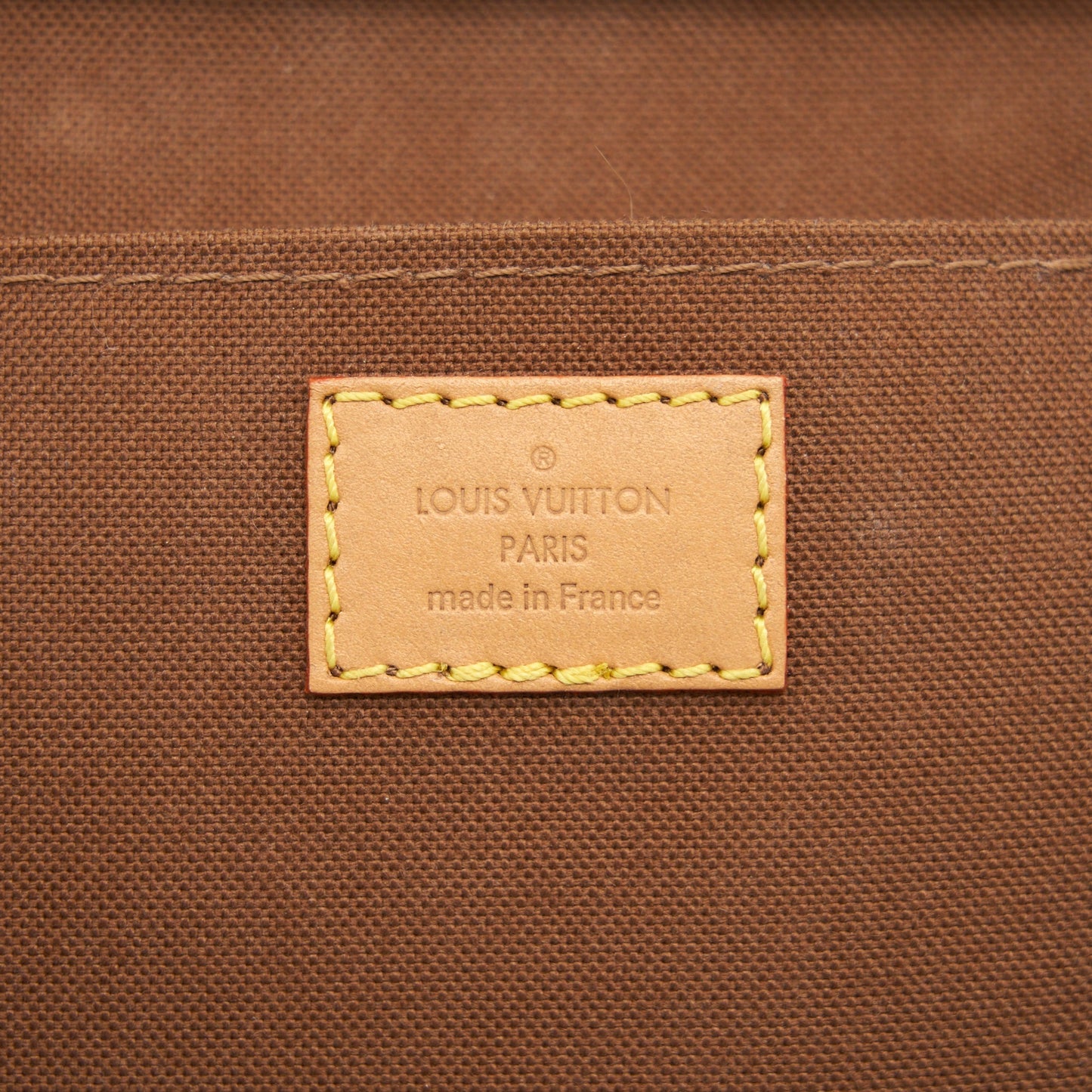 Louis Vuitton Petit Sac Plat Monogram Canvas Year 2020 GHW