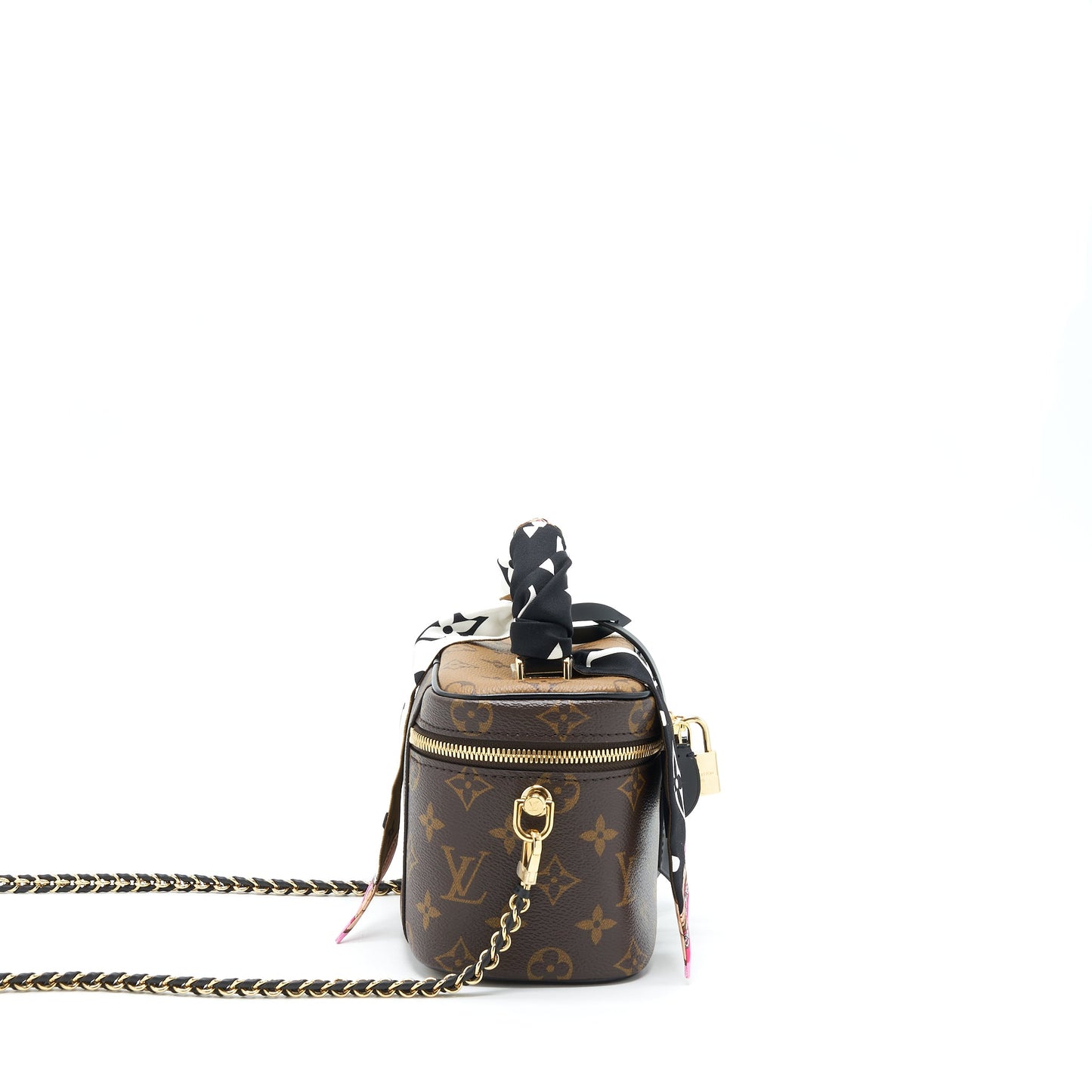 Louis Vuitton Vanity PM Monogram Canvas year 2021 With An Extra Twilly