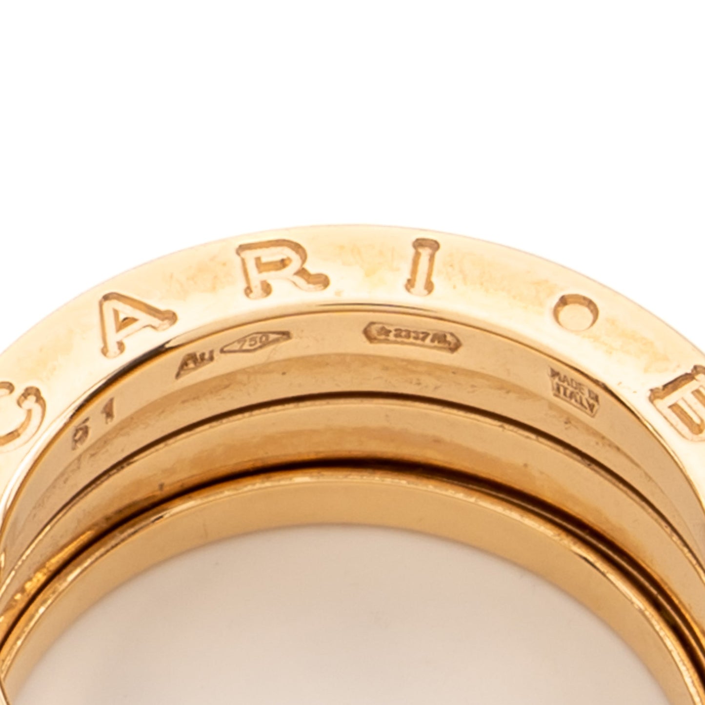 Bvlgari Size 51 B.zero1 Ring Rose Gold