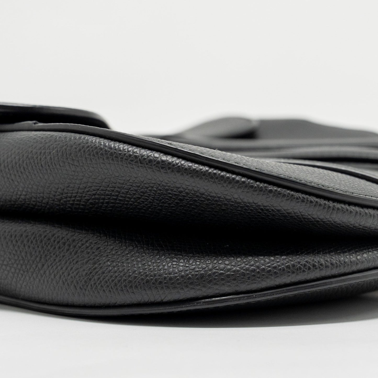 Dior Medium Saddle Bag Calfskin Black GHW