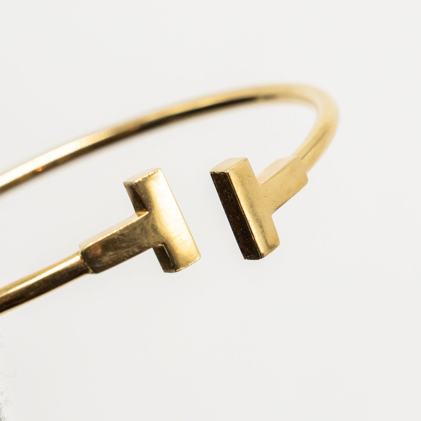 Tiffany Size Medium T Wire Bracelet Yellow Gold