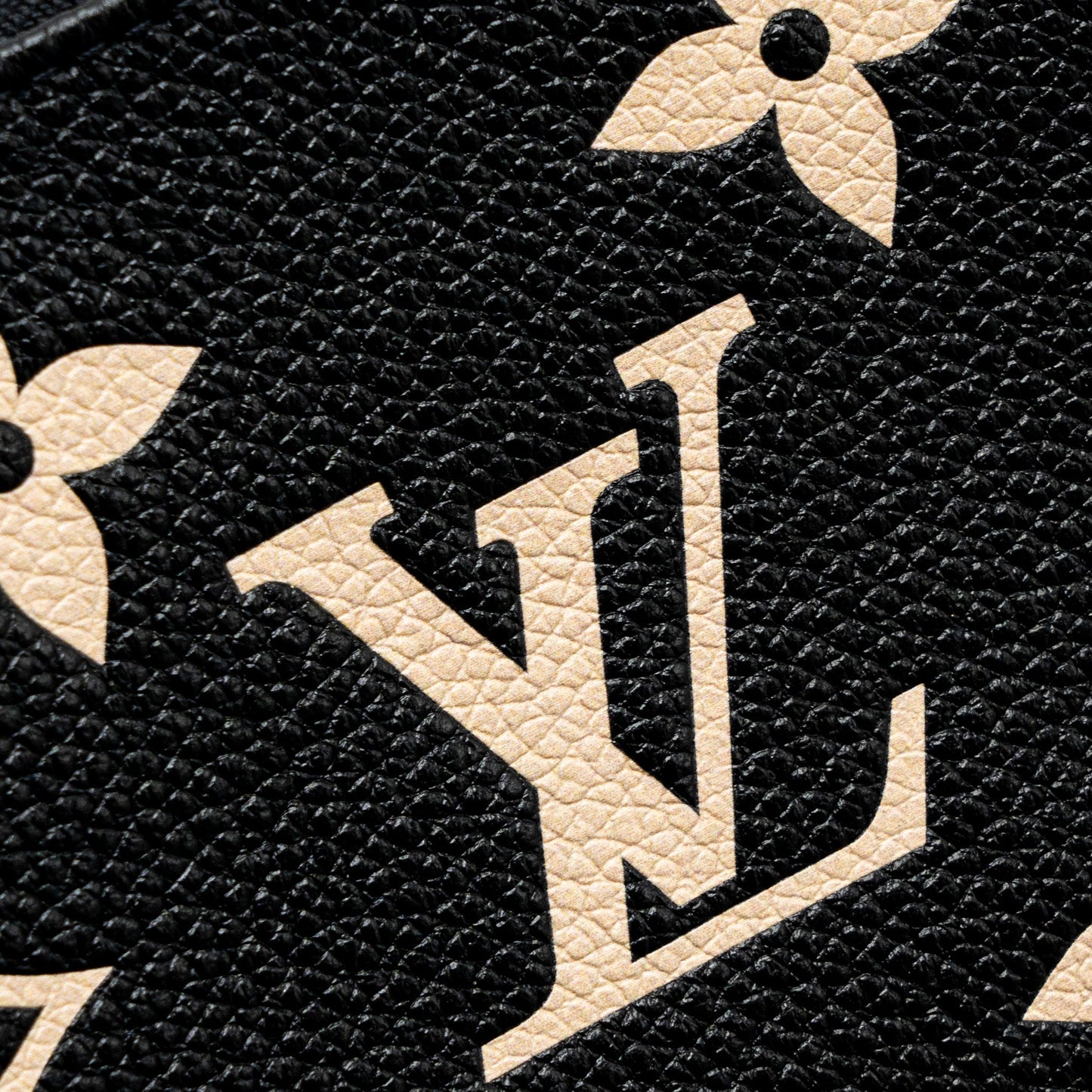 Louis Vuitton Mini Pochette Accessories Bicolour Monogram Empreinte Leather GHW (new version)
