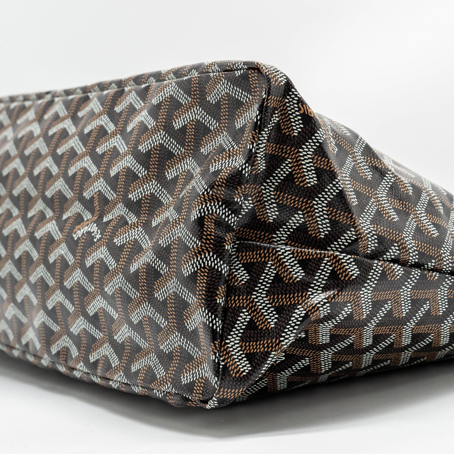 Goyard Boheme Hobo Bag Goyardine Canvas/Calfskin Brown SHW
