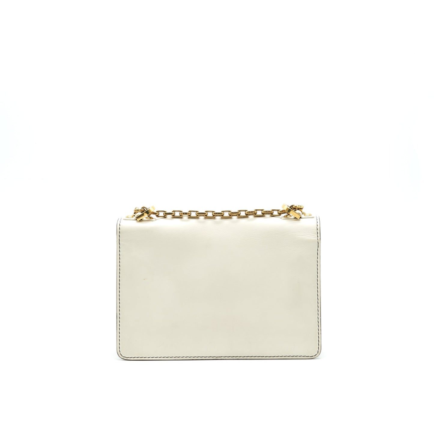 Luxury Dior J'aLuxury Dior Medium Flap Bag with Chain White GHW