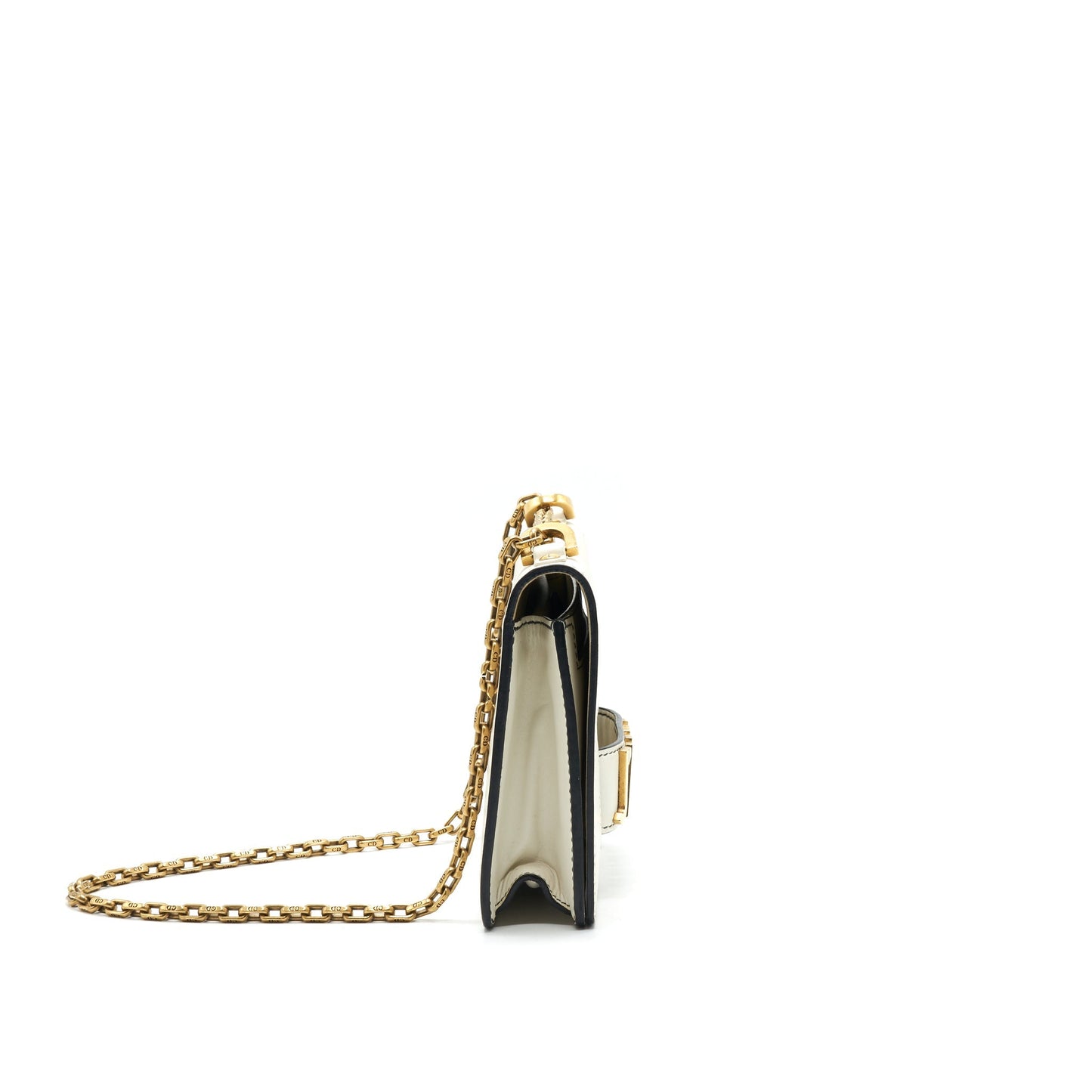 Luxury Dior J'aLuxury Dior Medium Flap Bag with Chain White GHW