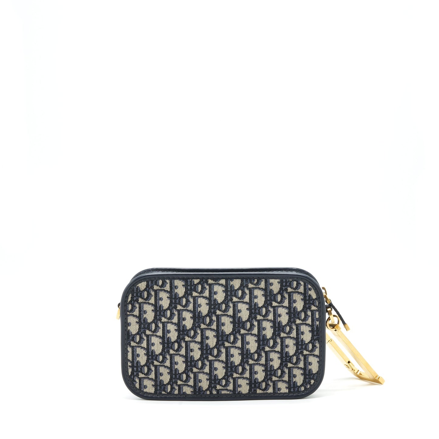 Luxury Dior Oblique Luxury Diorquake clutch with extra woven logo bag strap