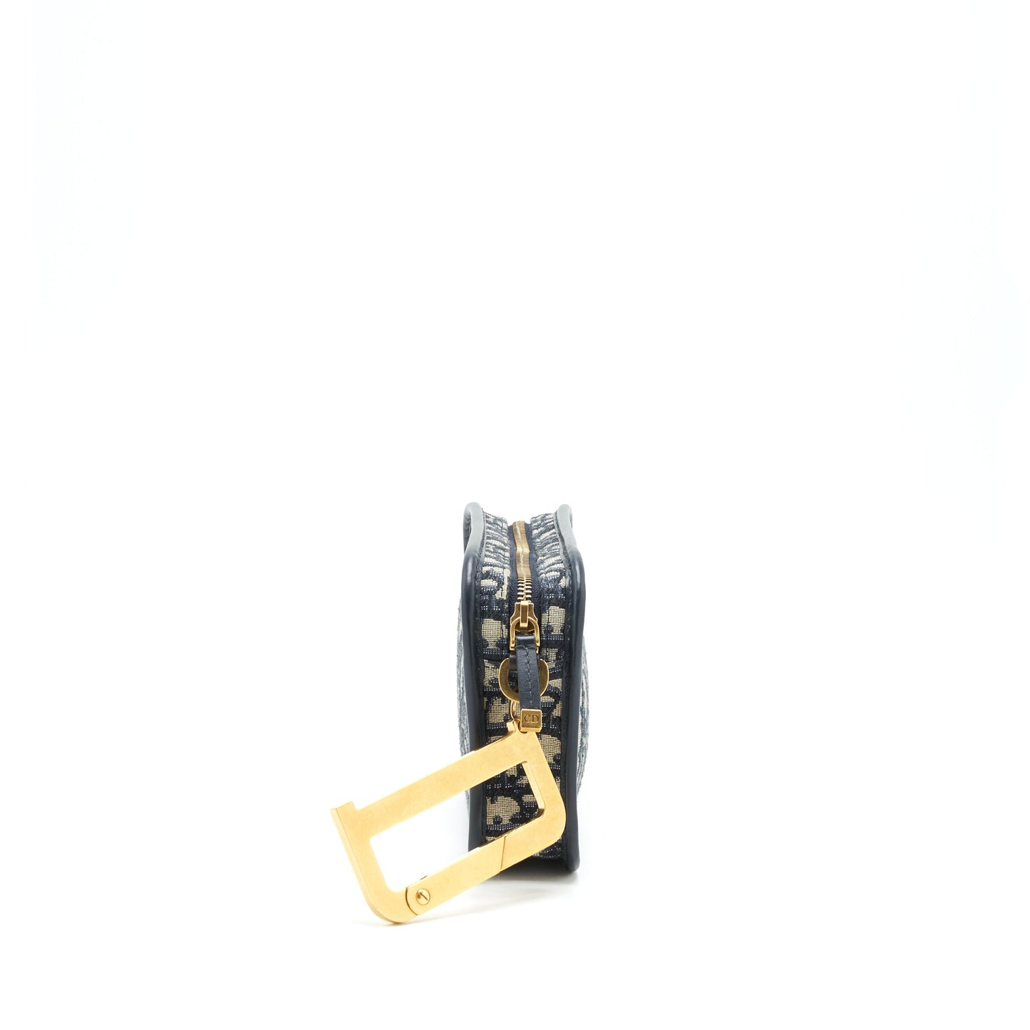 Luxury Dior Oblique Luxury Diorquake clutch with extra woven logo bag strap