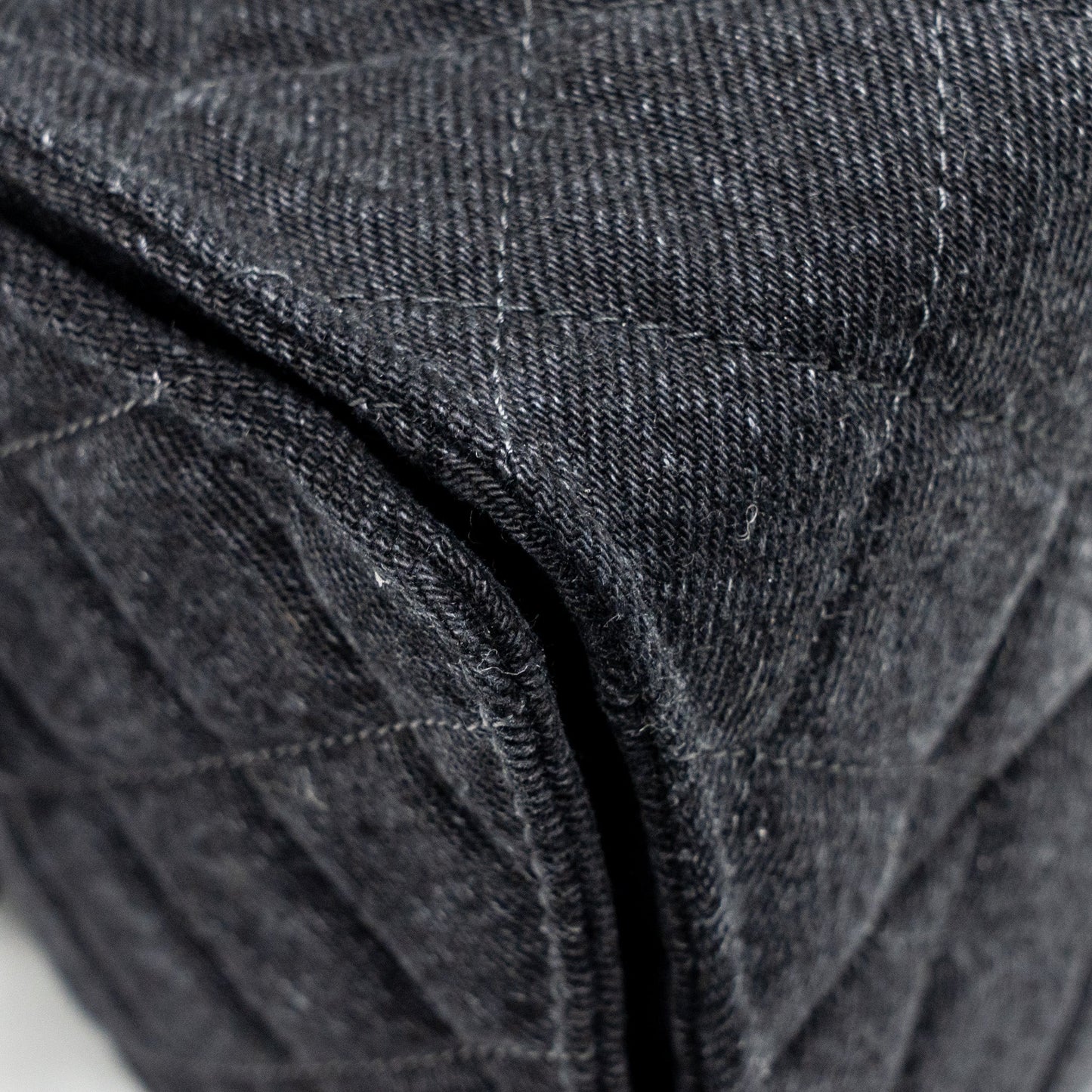 Chanel small 25 bag washed denim black GHW (microchip)